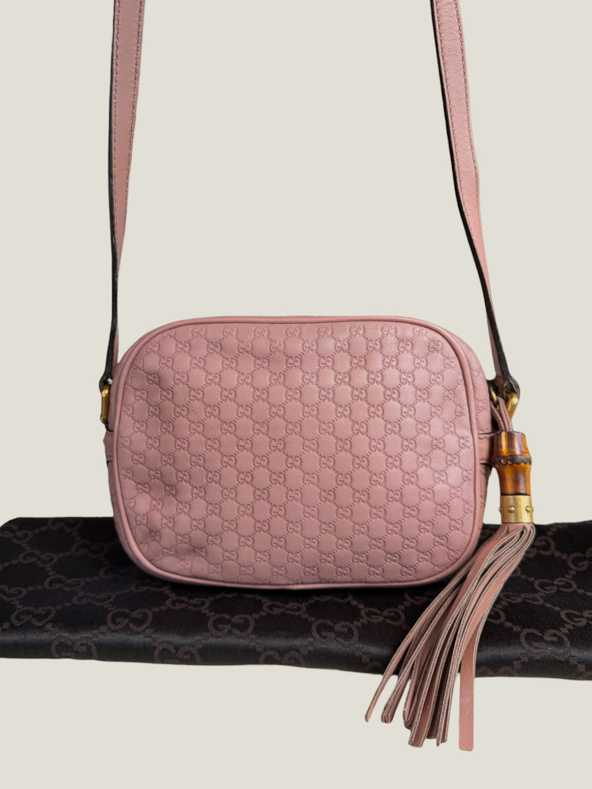 Gucci Microguccissima Bamboo Tassel