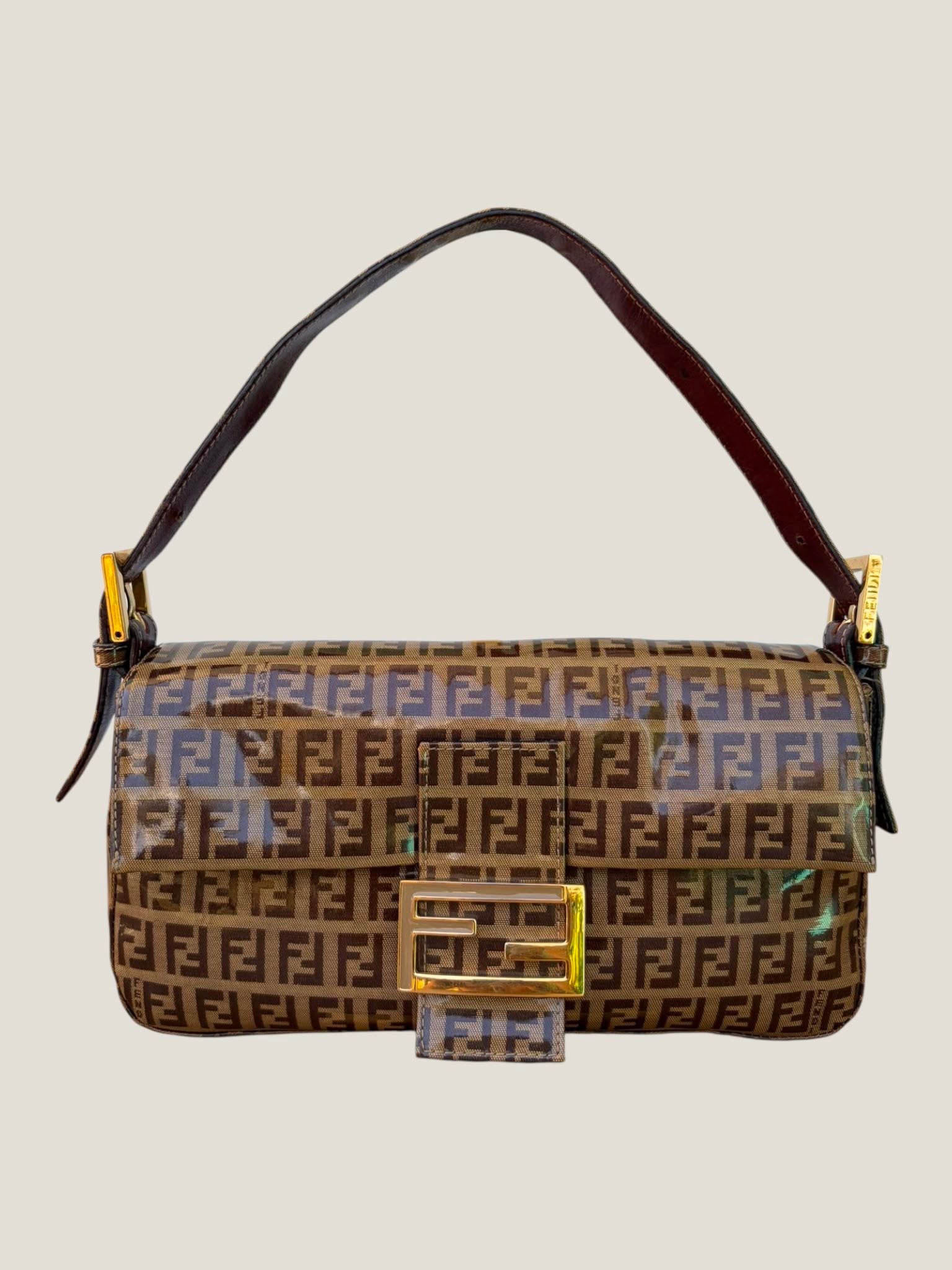 Fendi Baguette Zucchino Crystal