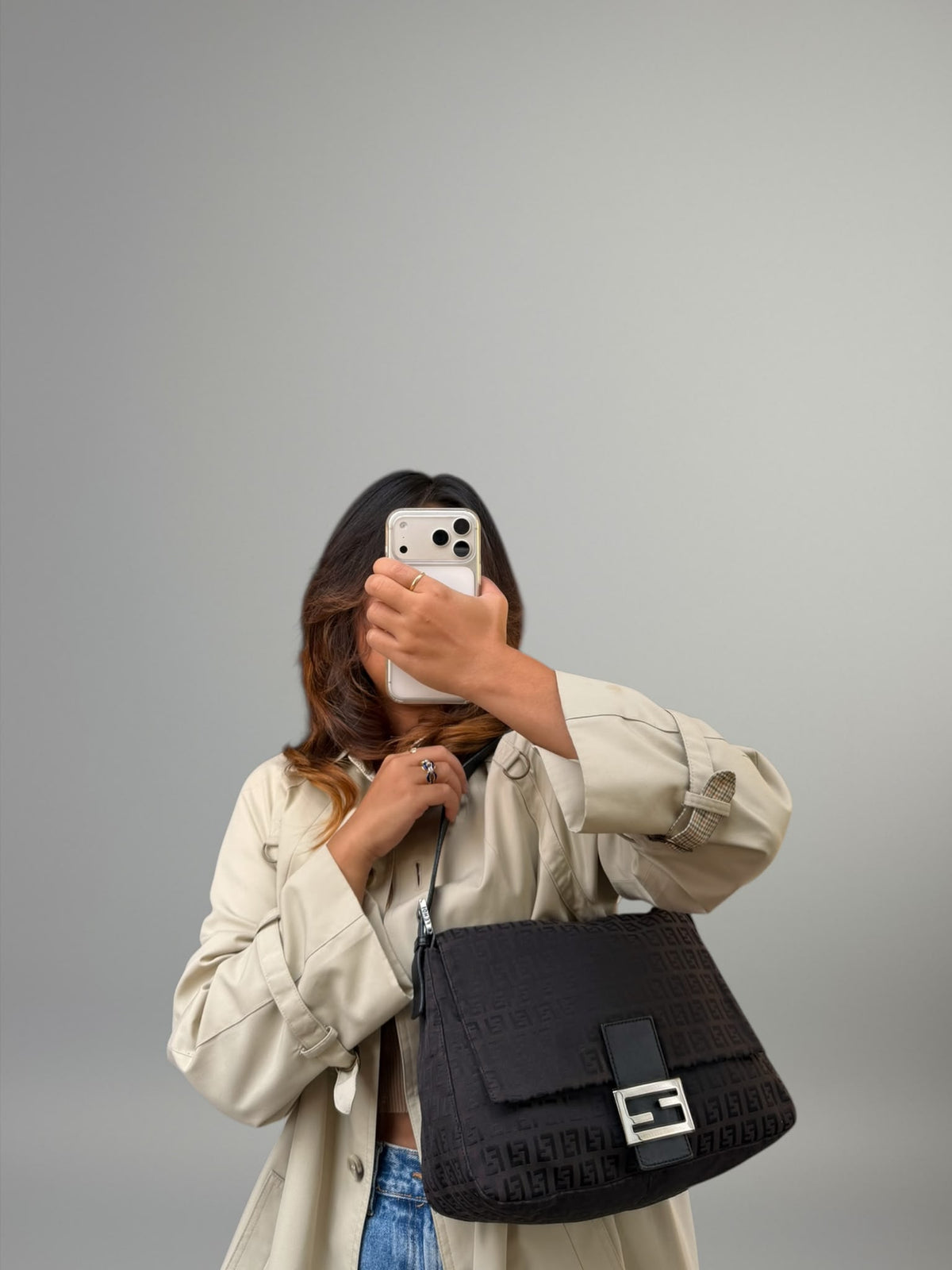 Fendi Mamma Baguette Zucchino