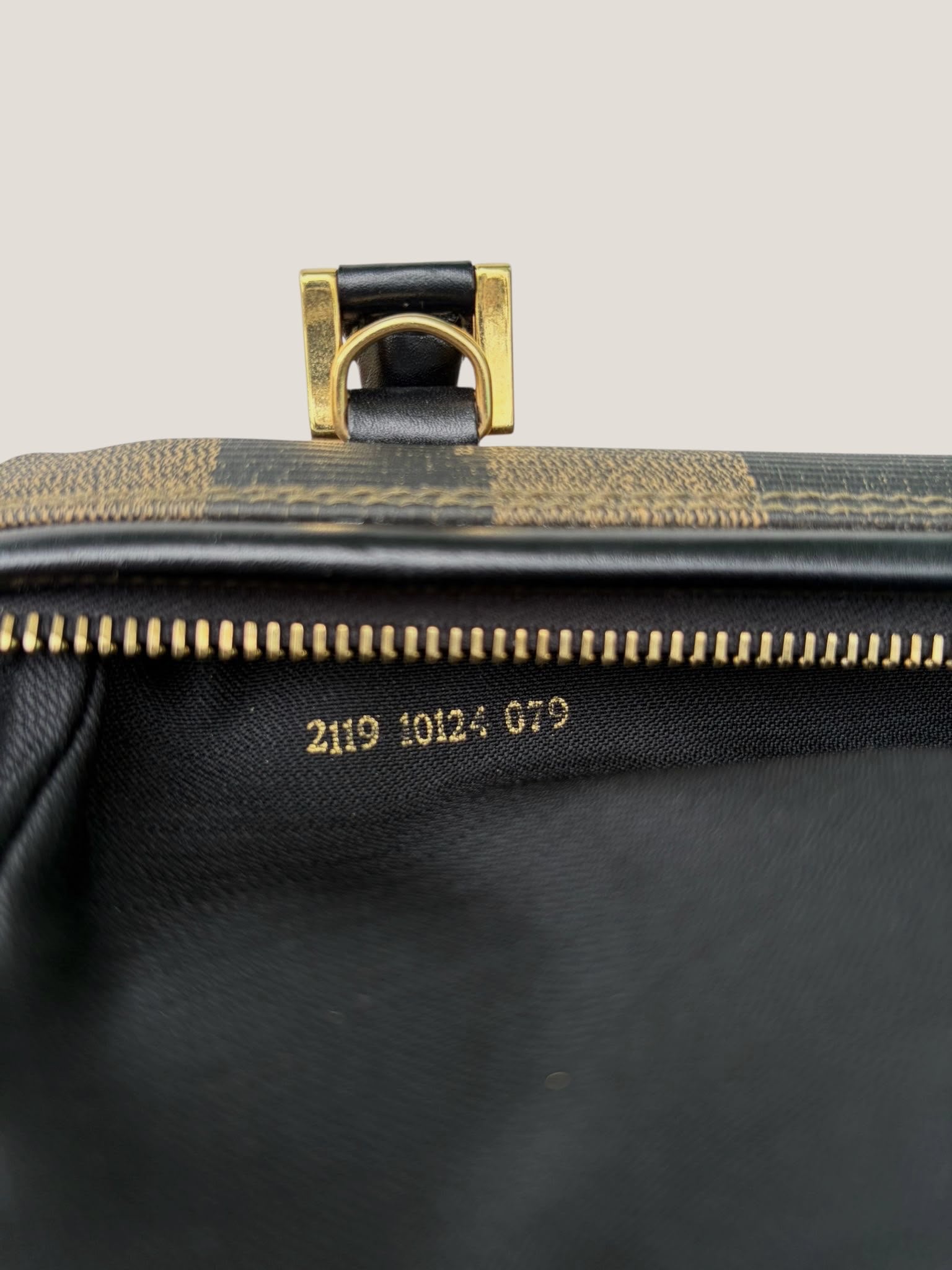 Fendi Pequin Mini Boston