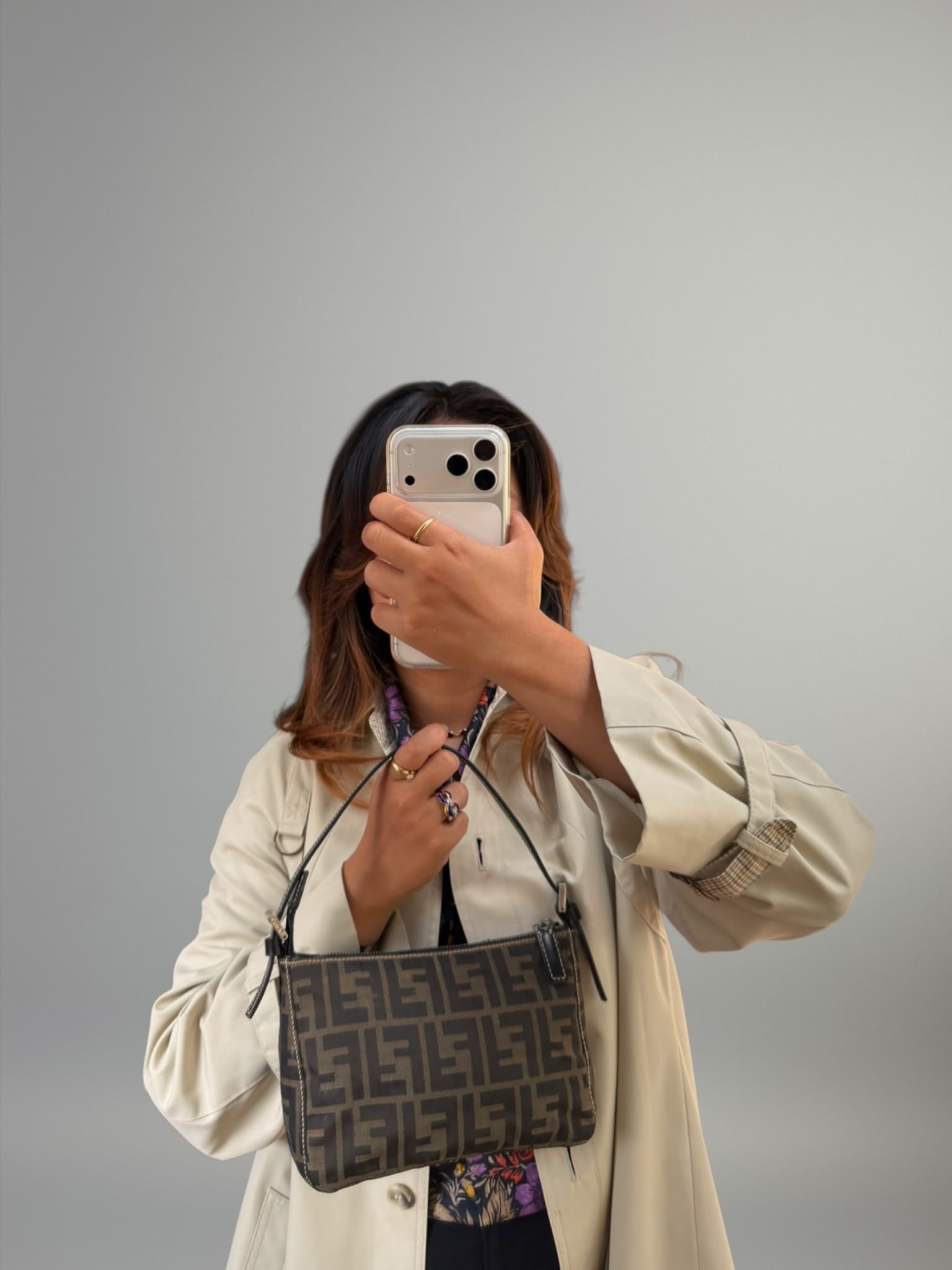 Fendi Zucca Pochette