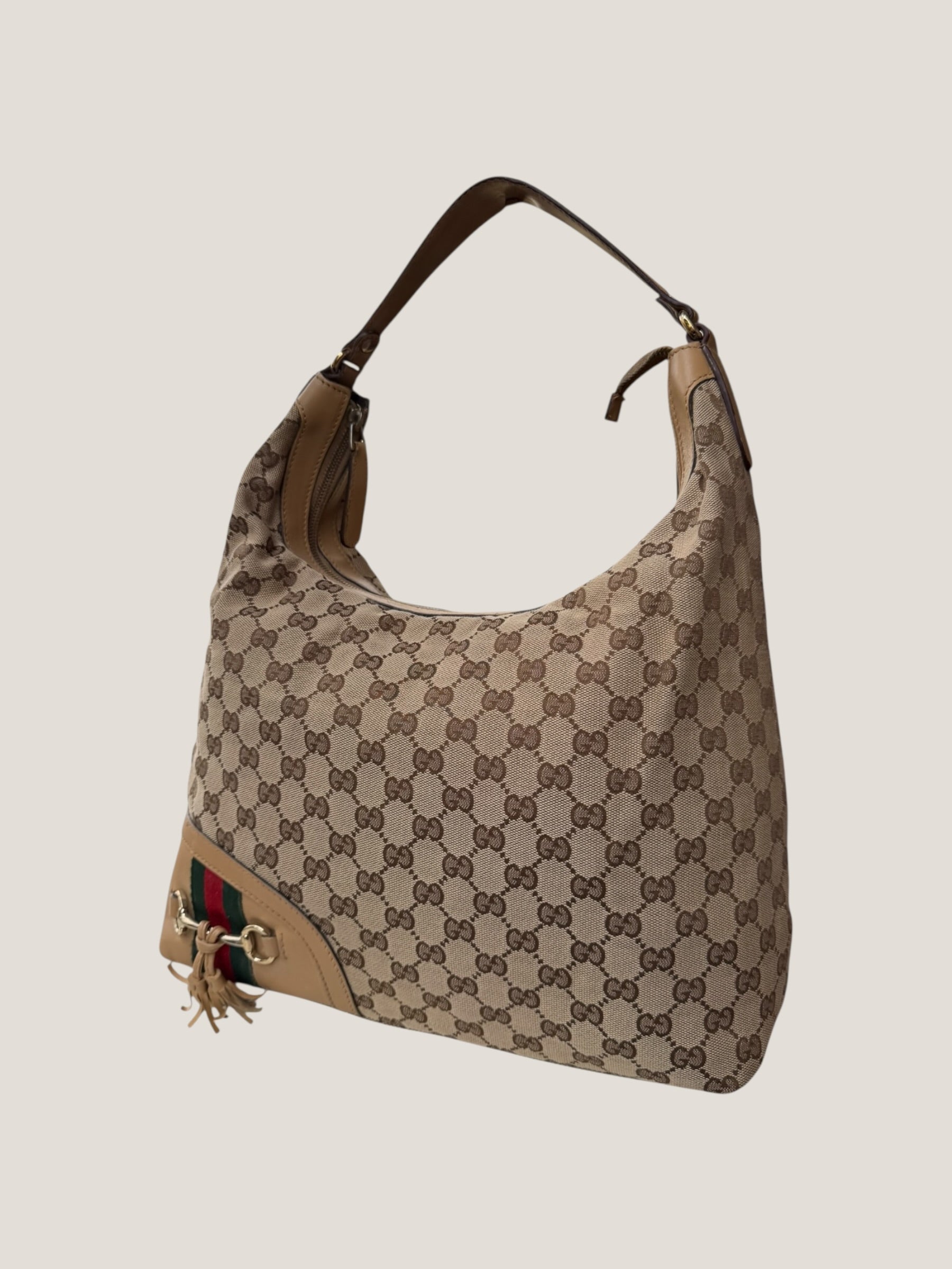 Gucci Hobo con Web e morsetto Horsebit