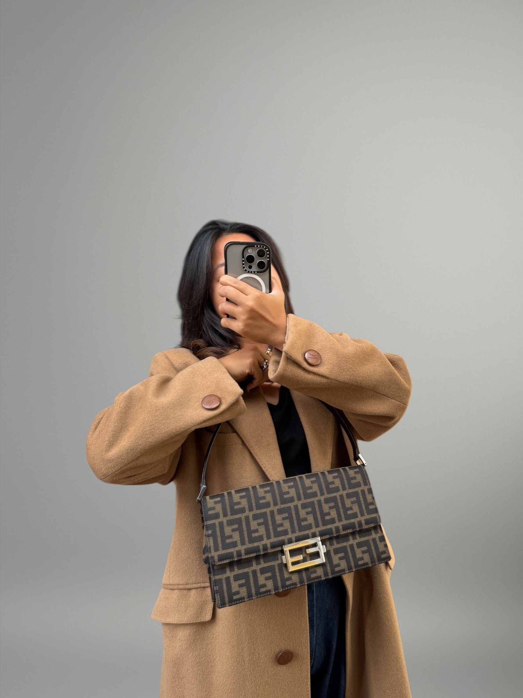 Fendi Baguette Zucca monogram