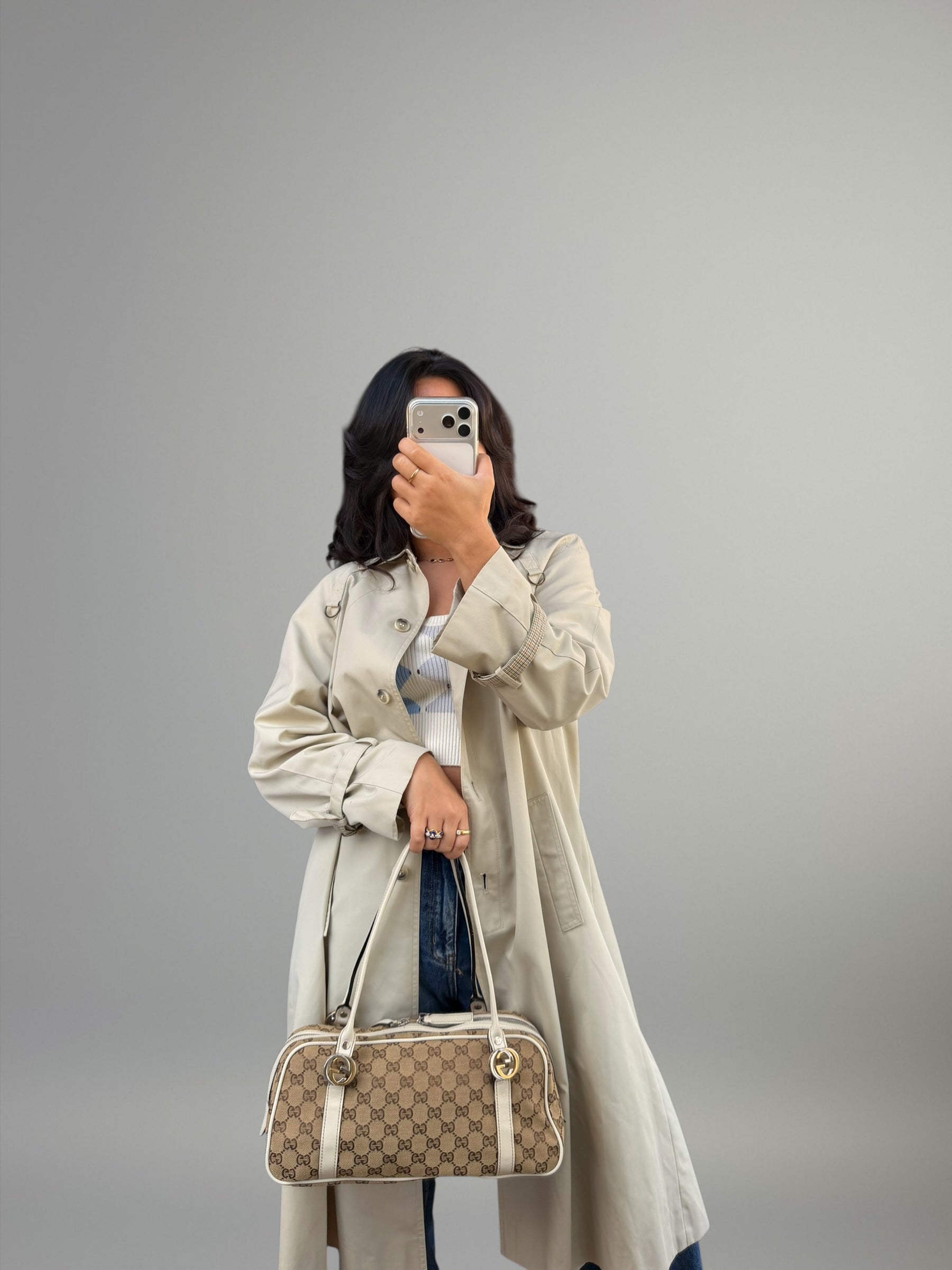 Gucci Bauletto Twins GG Canvas