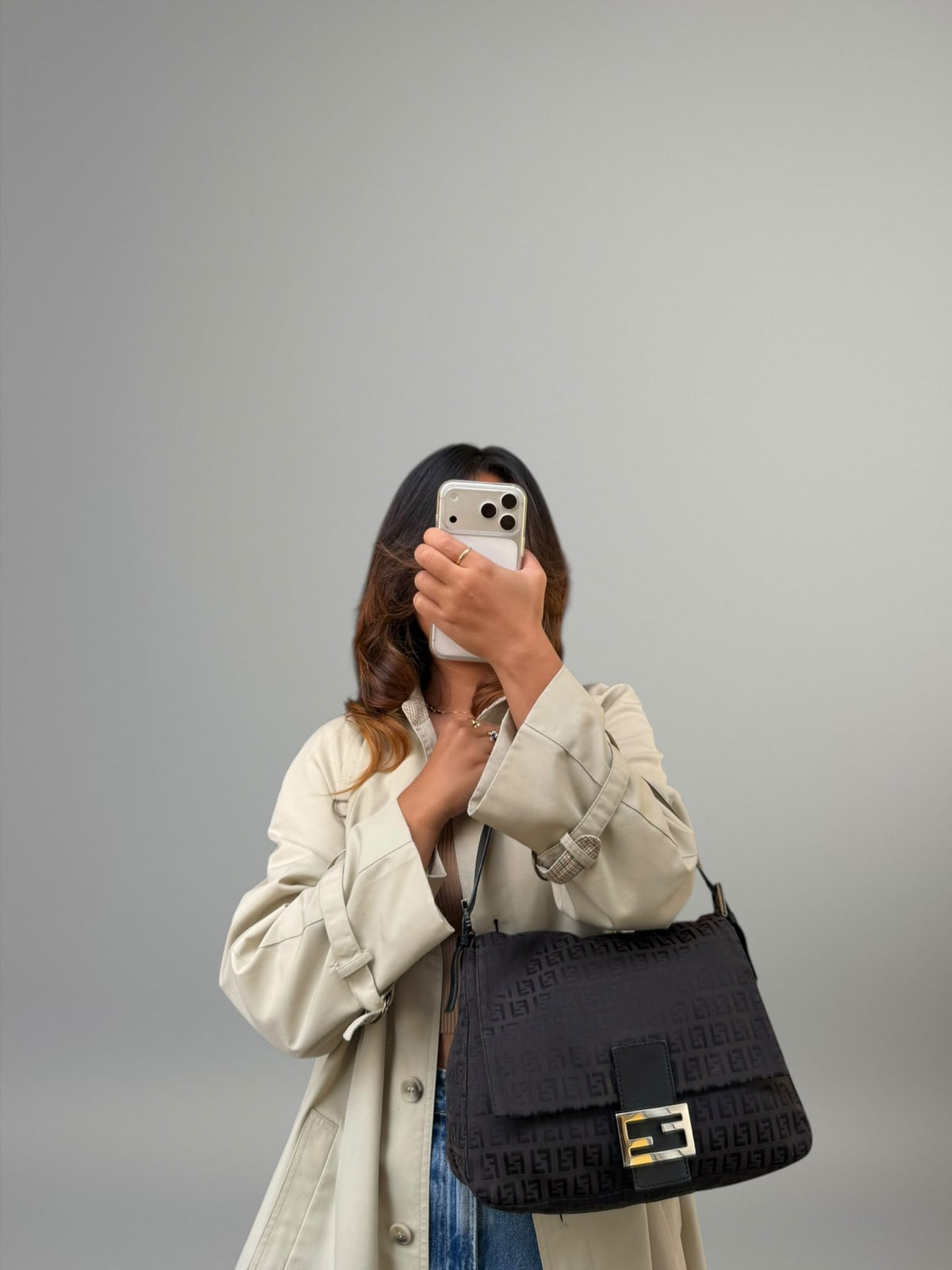 Fendi Mamma Baguette Zucchino