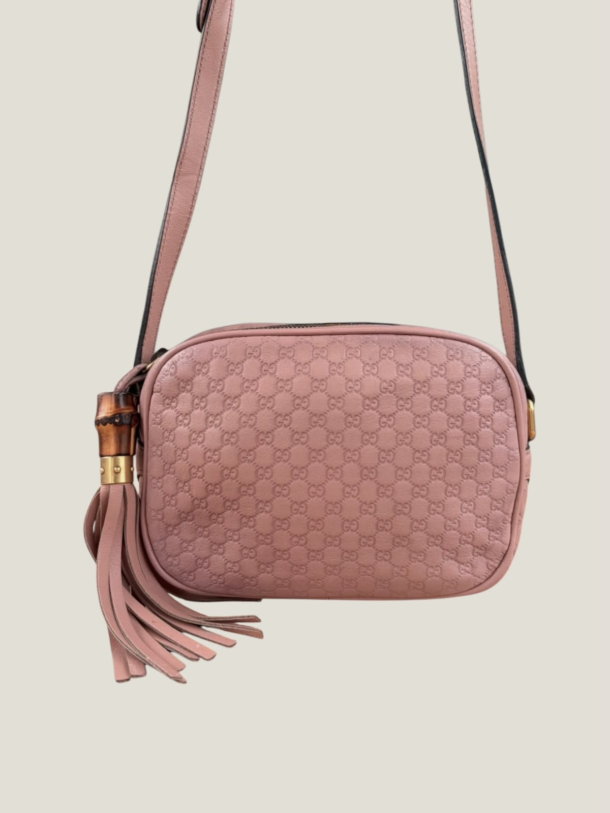 Gucci Microguccissima Bamboo Tassel