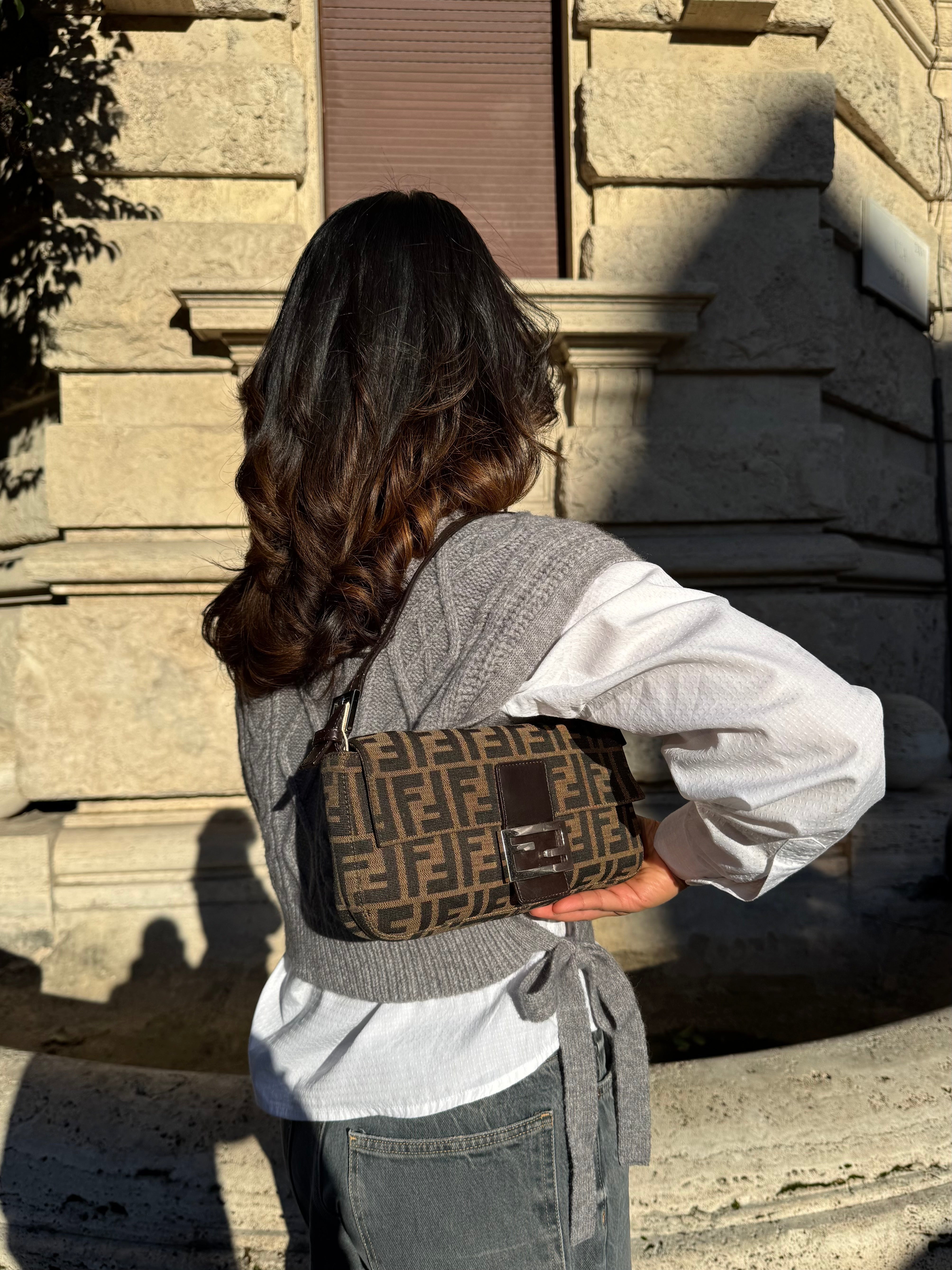 Fendi Zucca Baguette