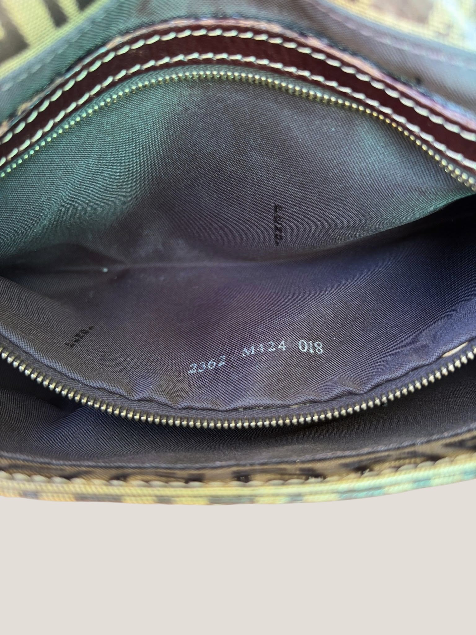 Fendi Baguette Zucchino Crystal