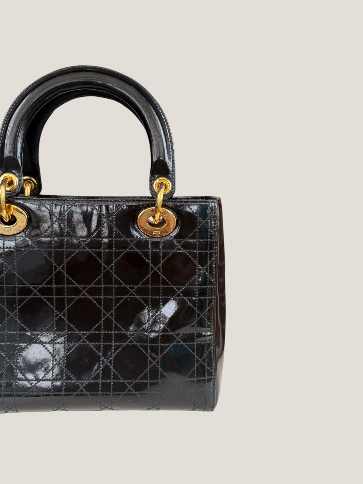 Lady Dior Vernice Nera