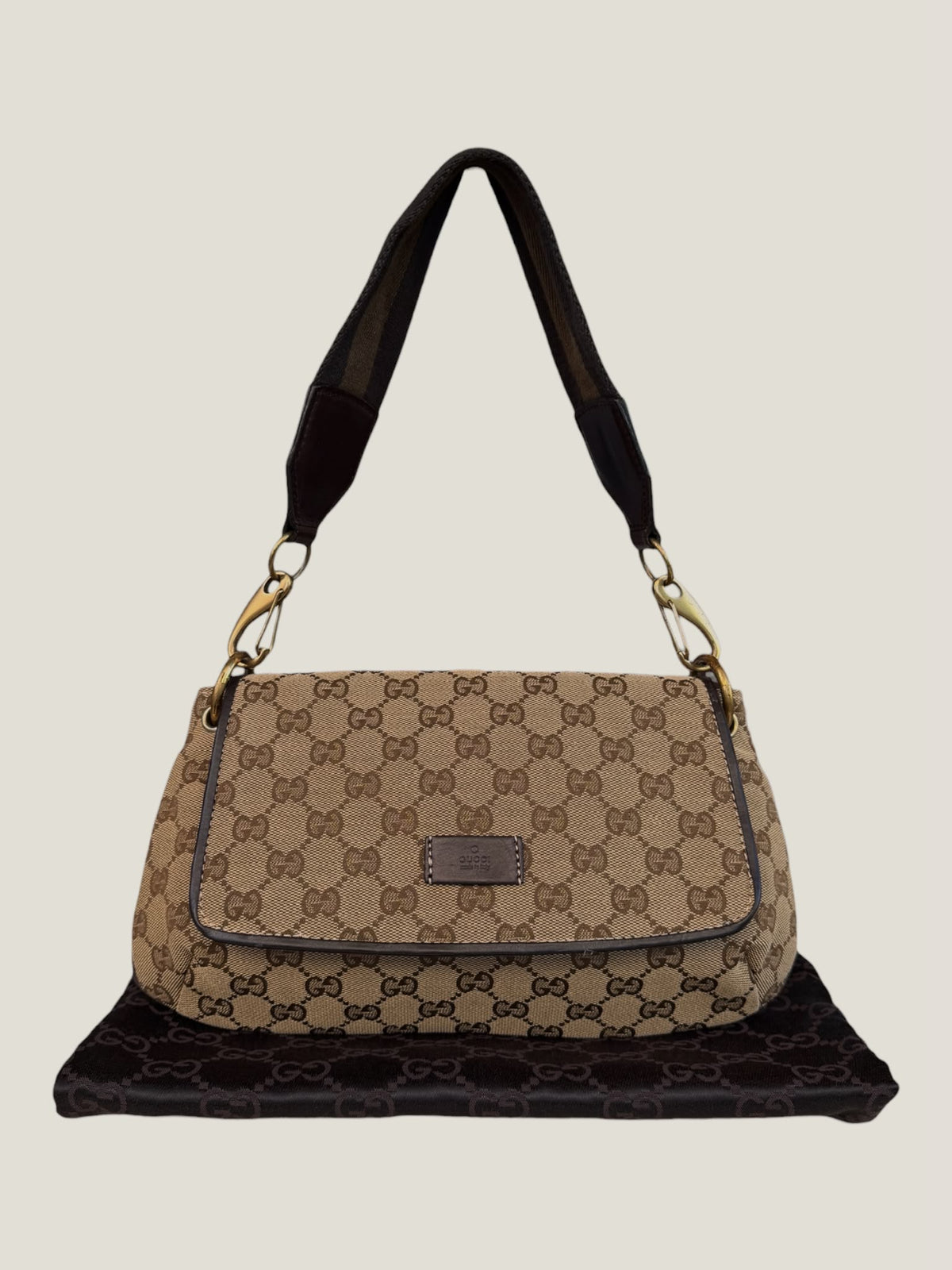 Gucci Web Flap Bag