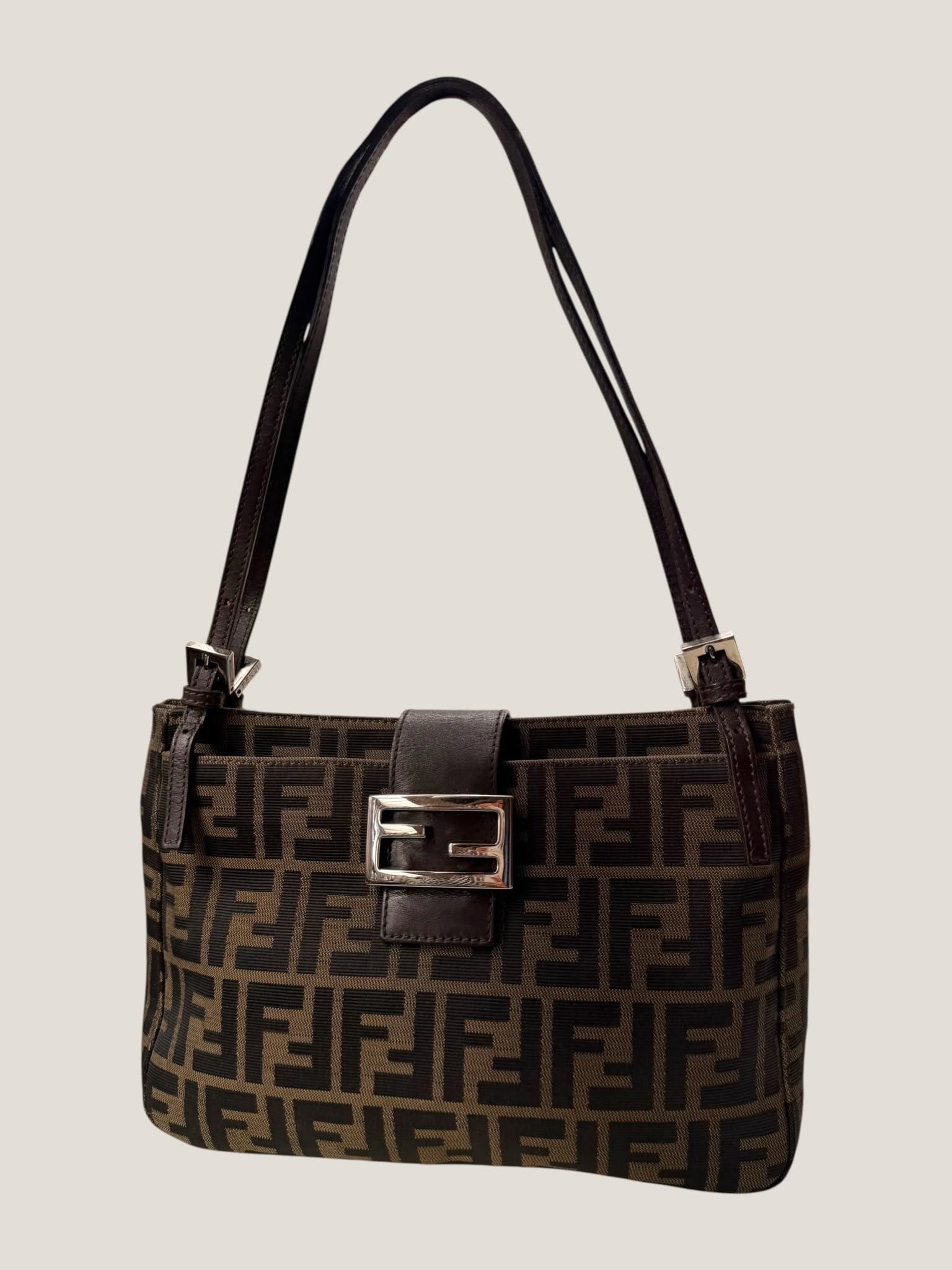 Fendi Baguette Zucca Tote