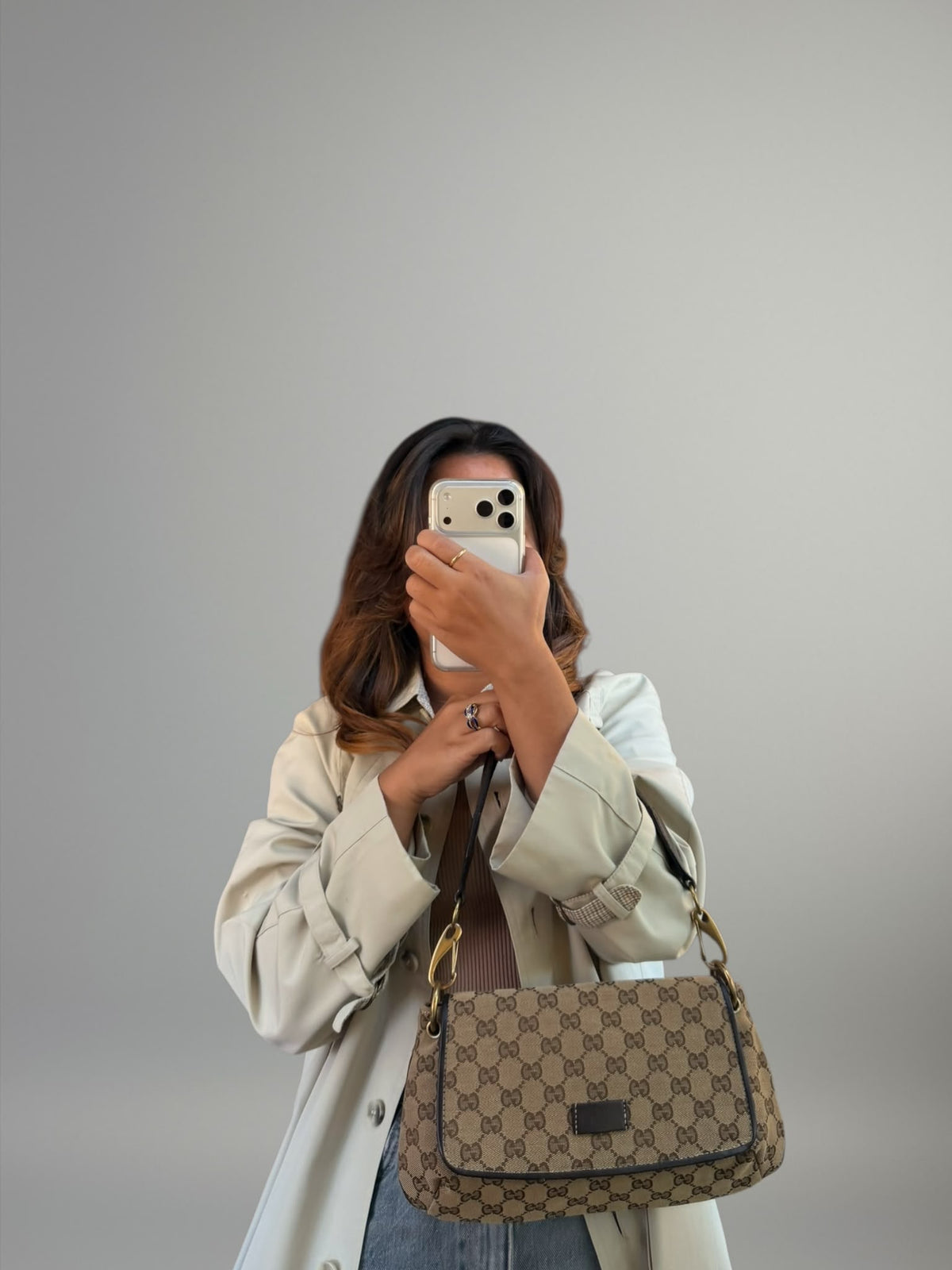 Gucci Web Flap Bag