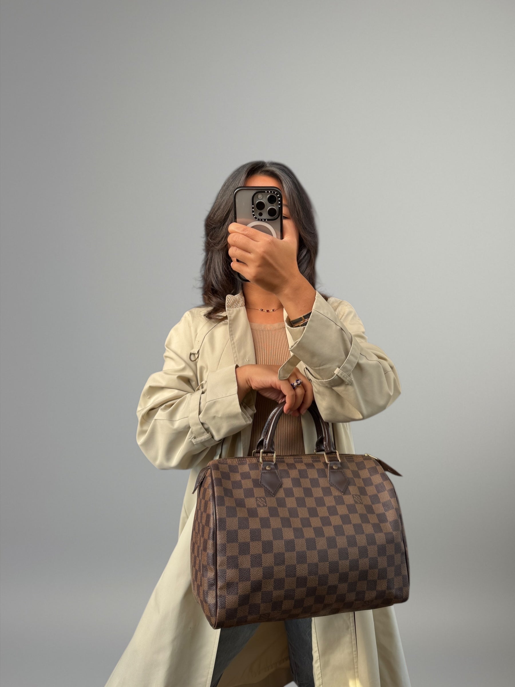 LOUIS VUITTON Speedy 30 Damier Ebene