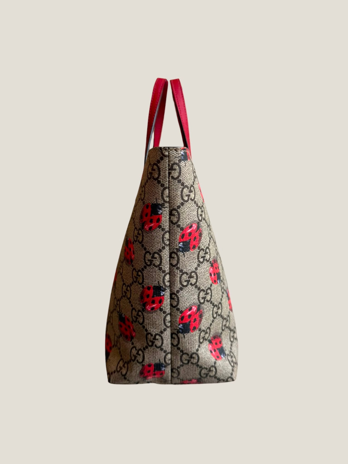 Gucci GG Supreme Coccinelle Tote