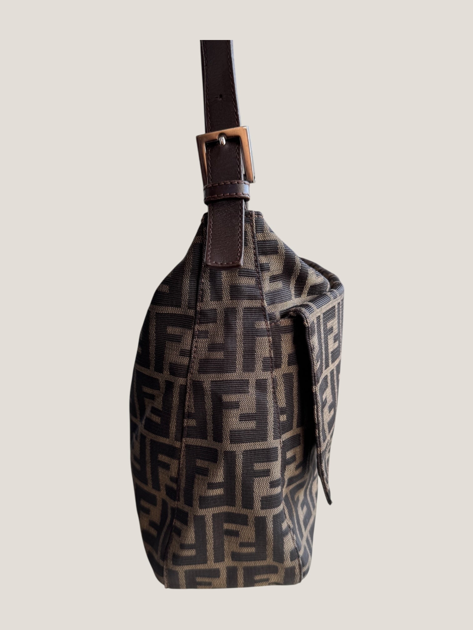 Fendi Mamma Baguette Zucca – Misura Jumbo