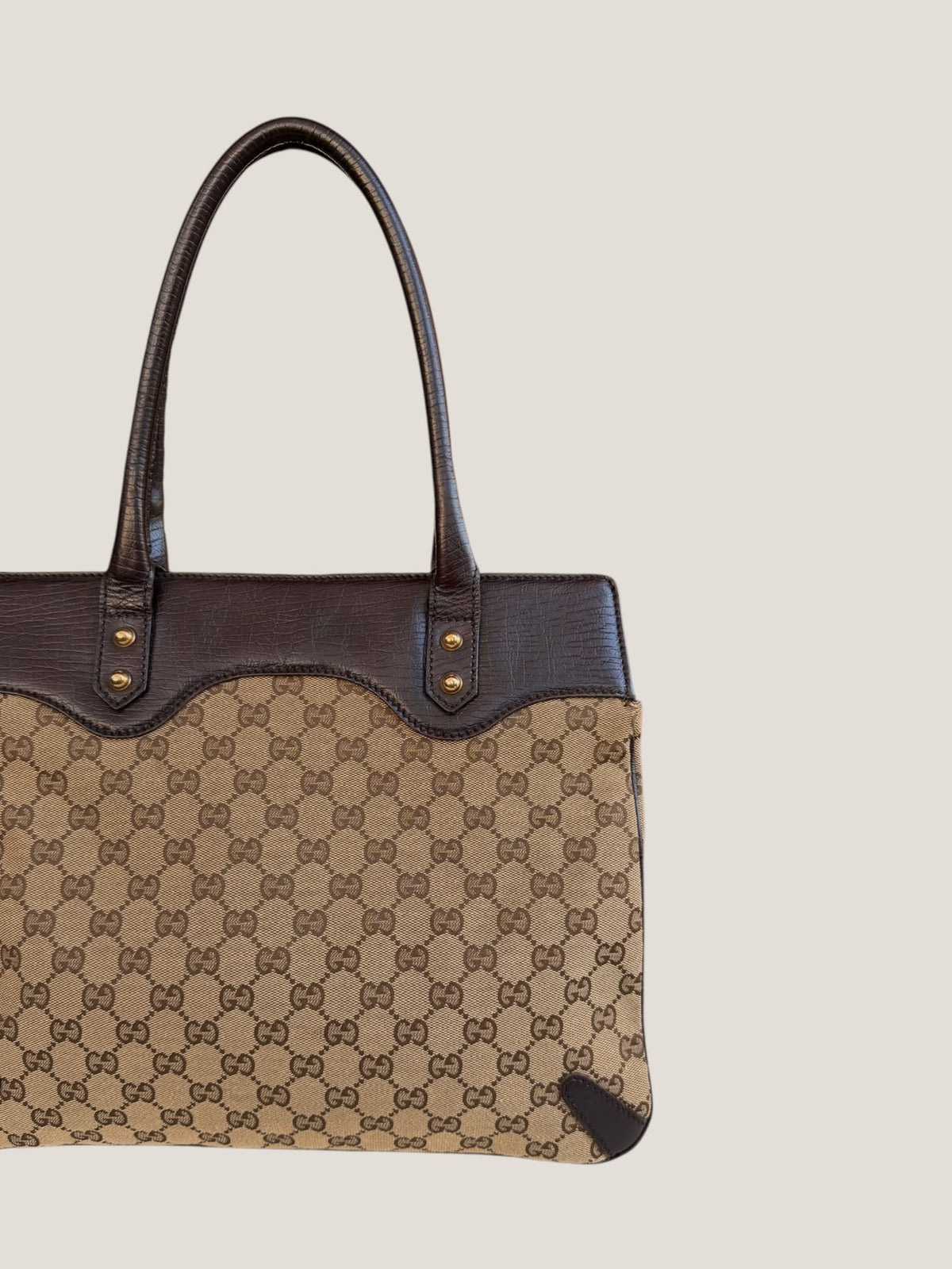 Gucci Horsebit Tote GG