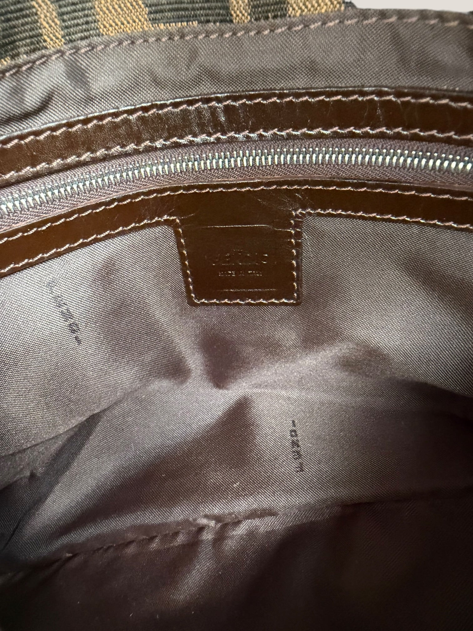 Fendi Mamma Baguette Zucca
