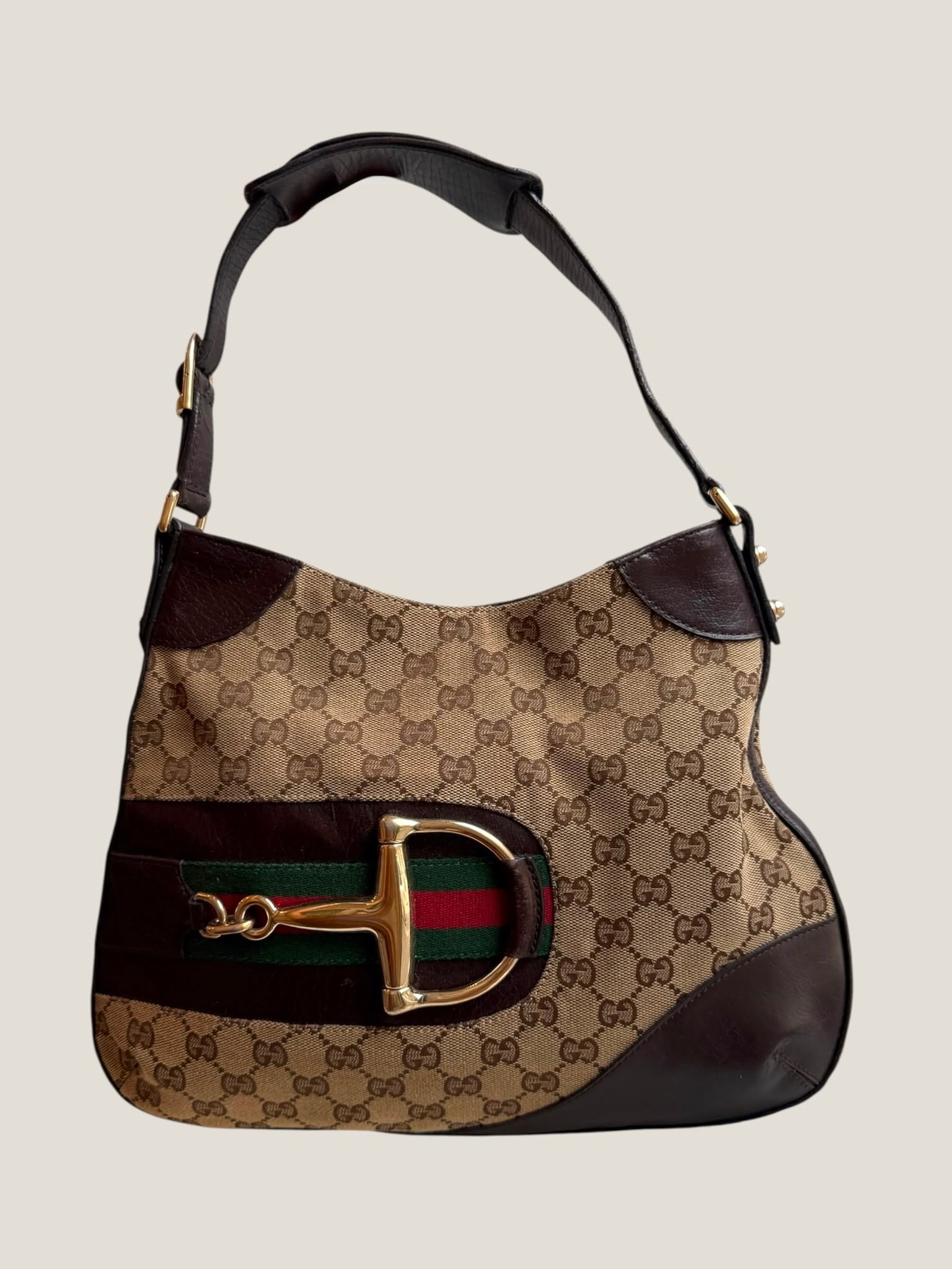 Gucci Horsebit Web Hobo