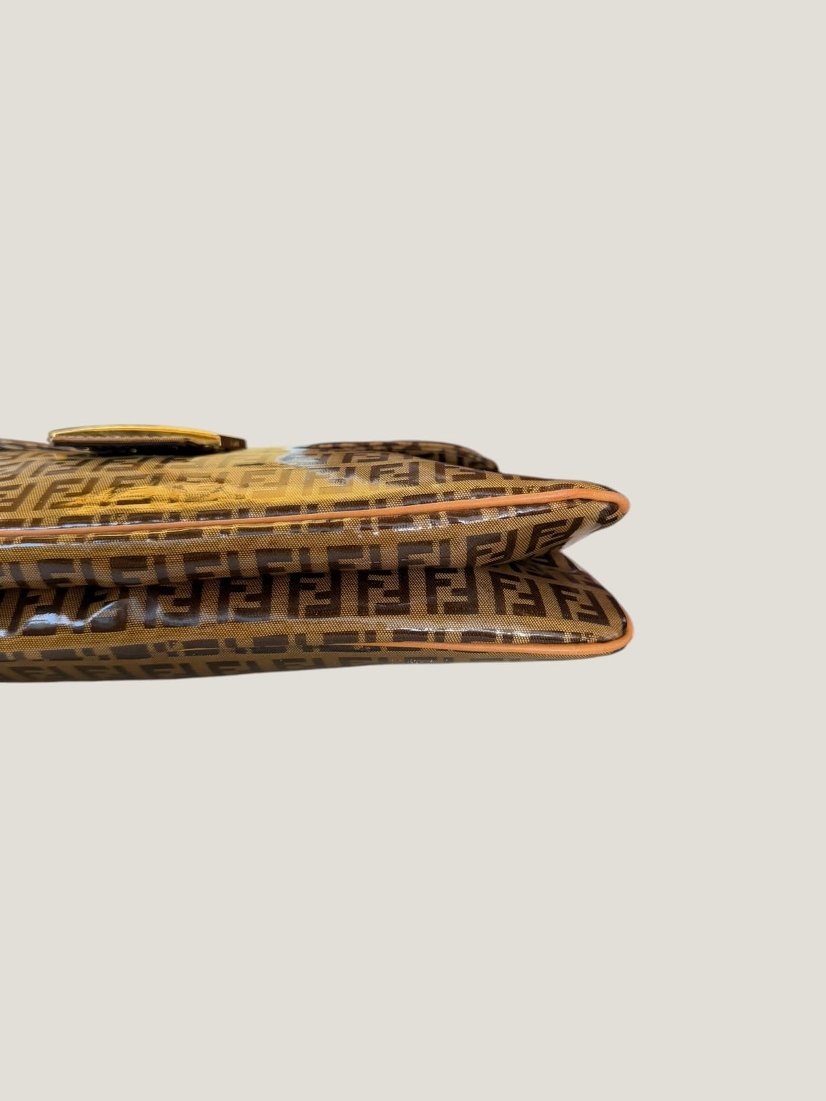 Fendi Zucchino Crystal Double Flap