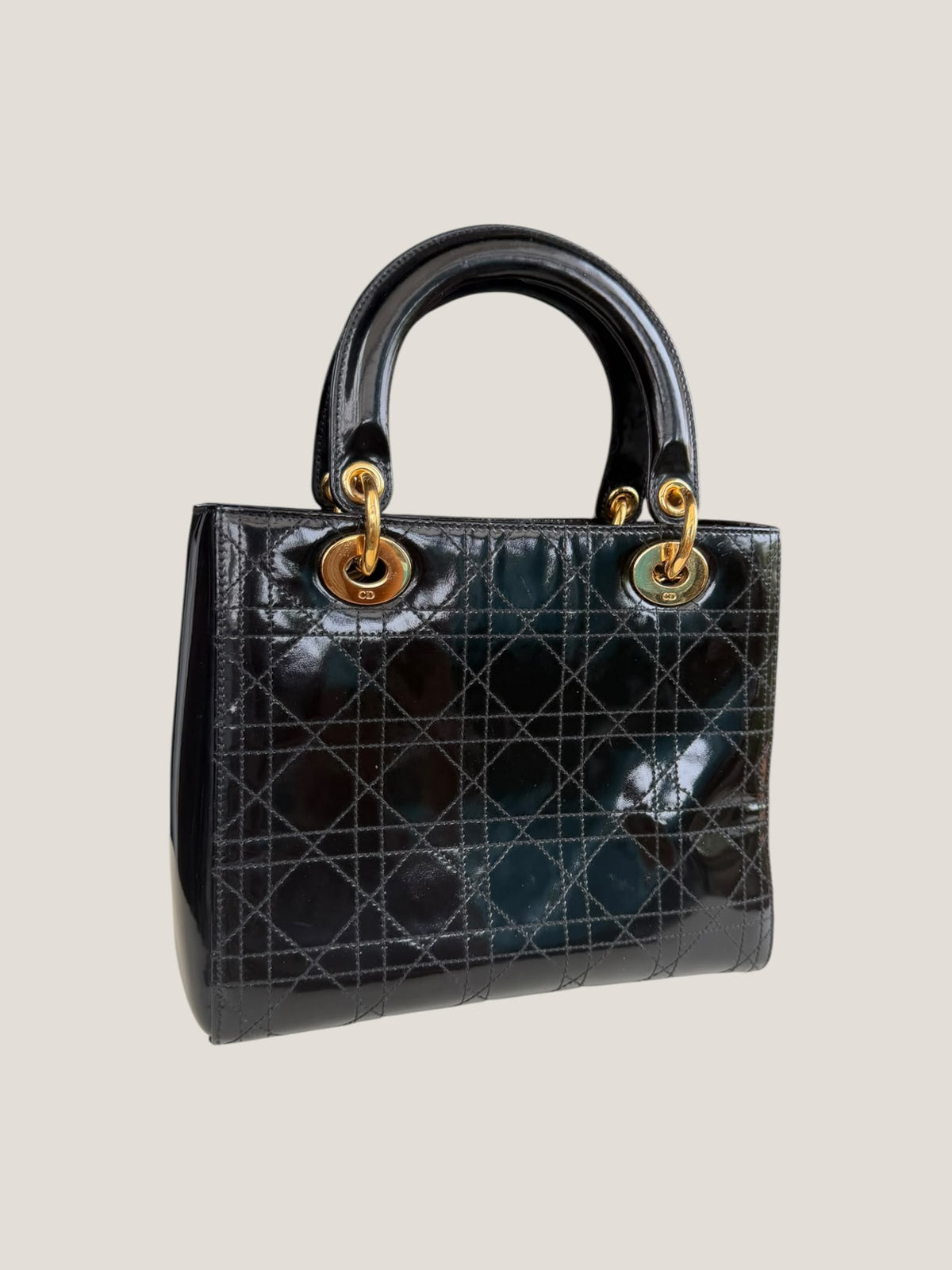 Lady Dior Vernice Nera