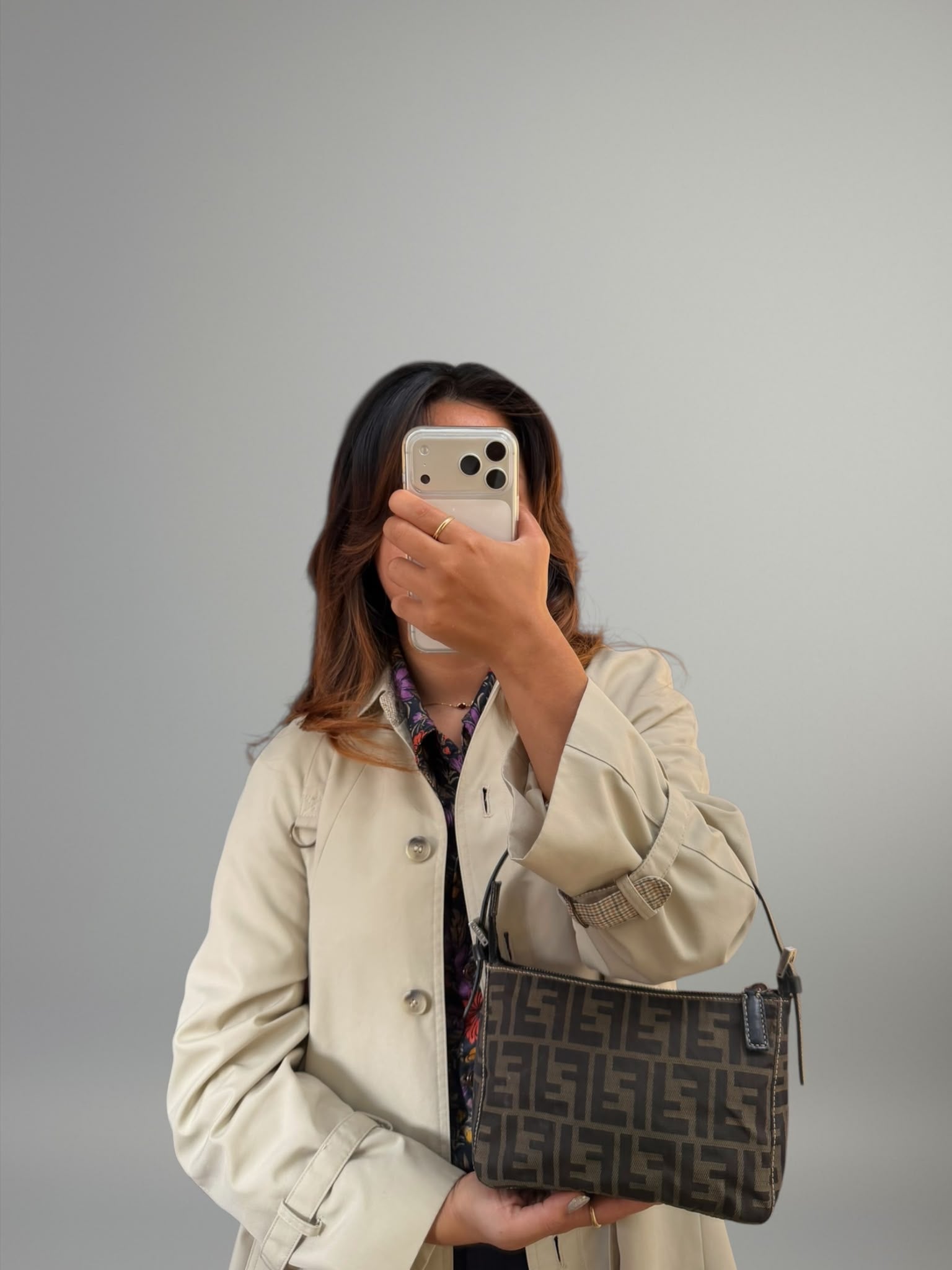 Fendi Zucca Pochette