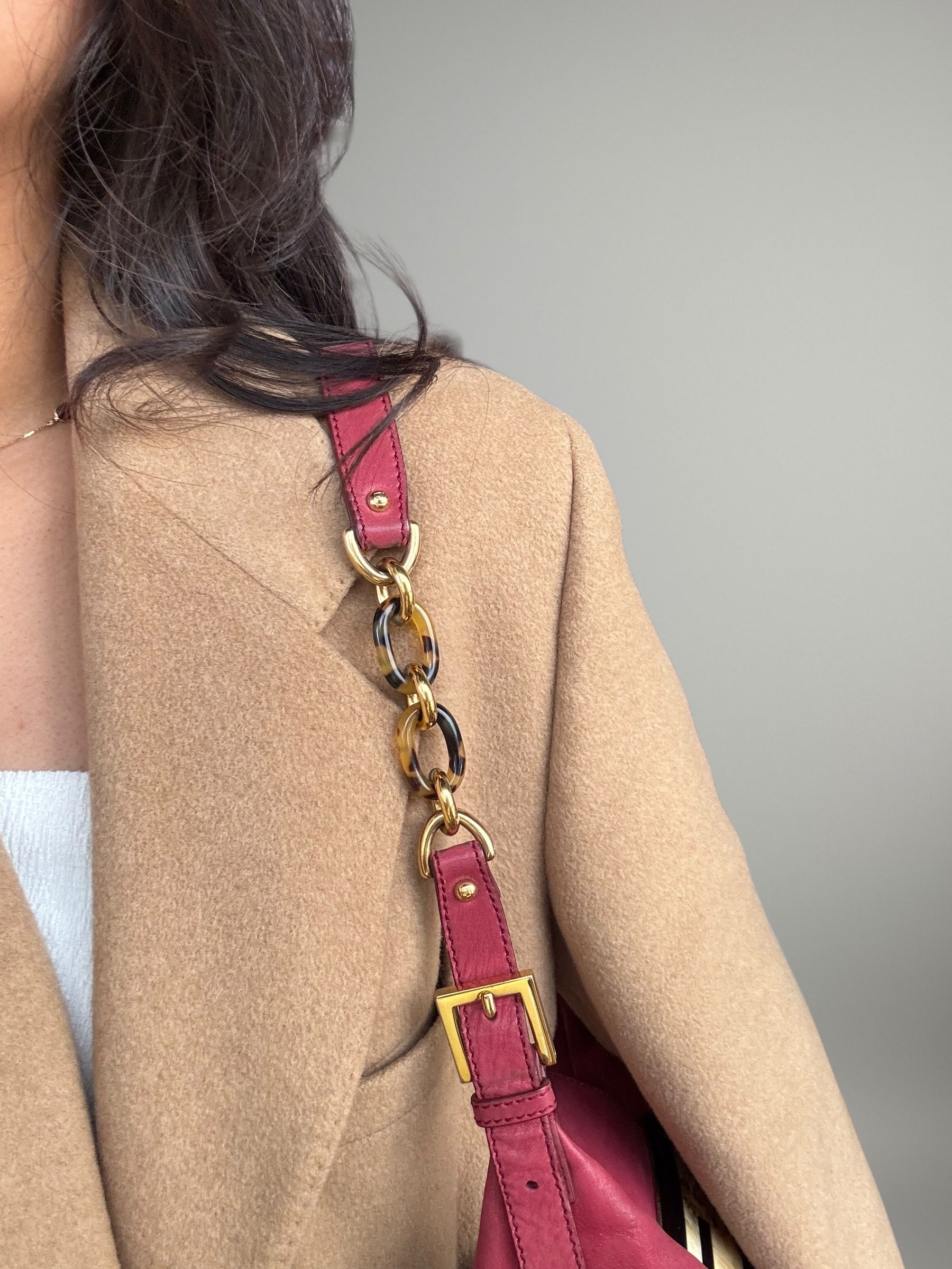 FENDI Baguette Hobo effetto shimmer