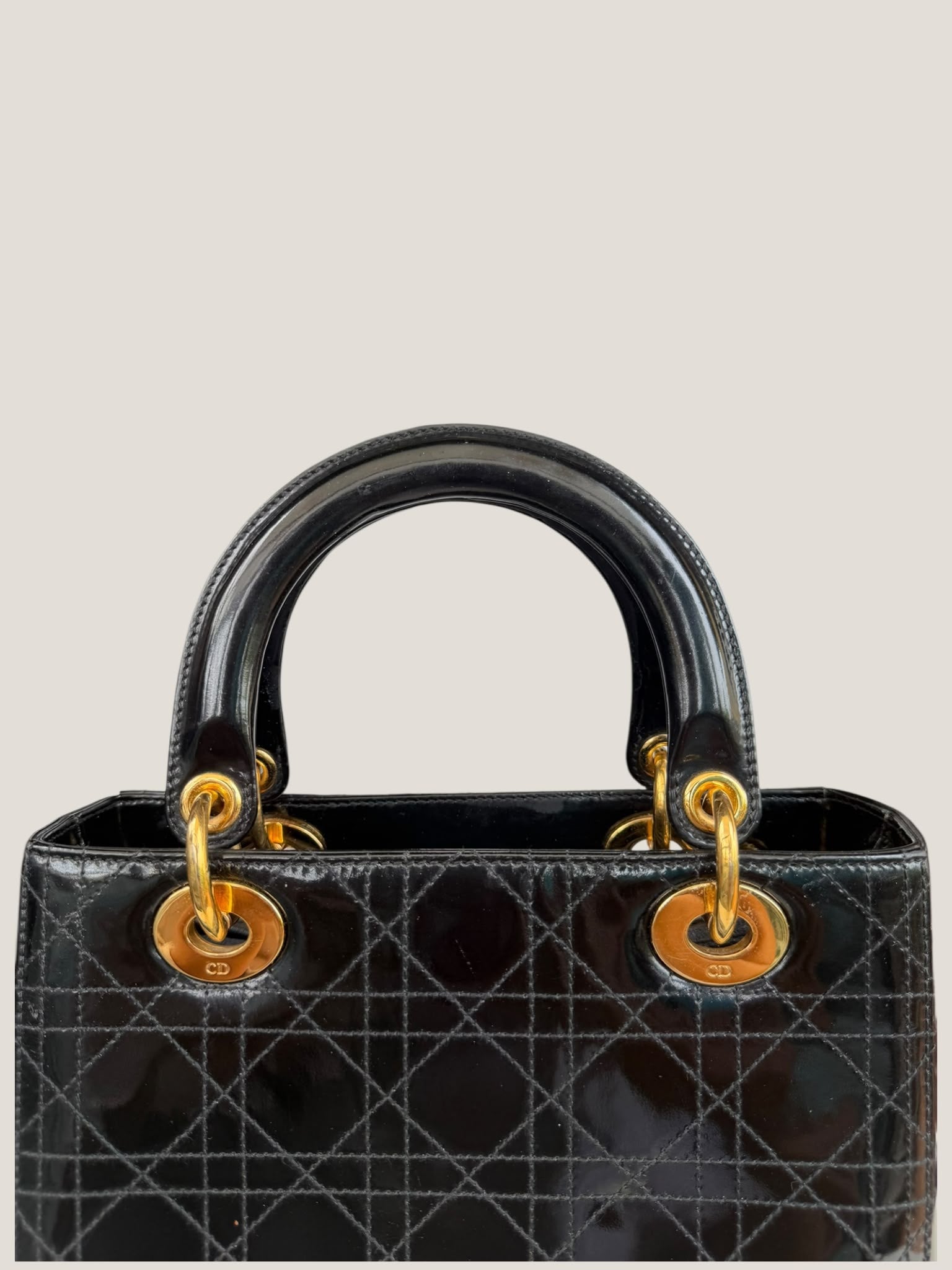 Lady Dior Vernice Nera