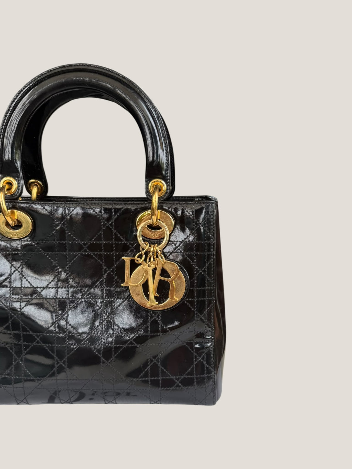 Lady Dior Vernice Nera