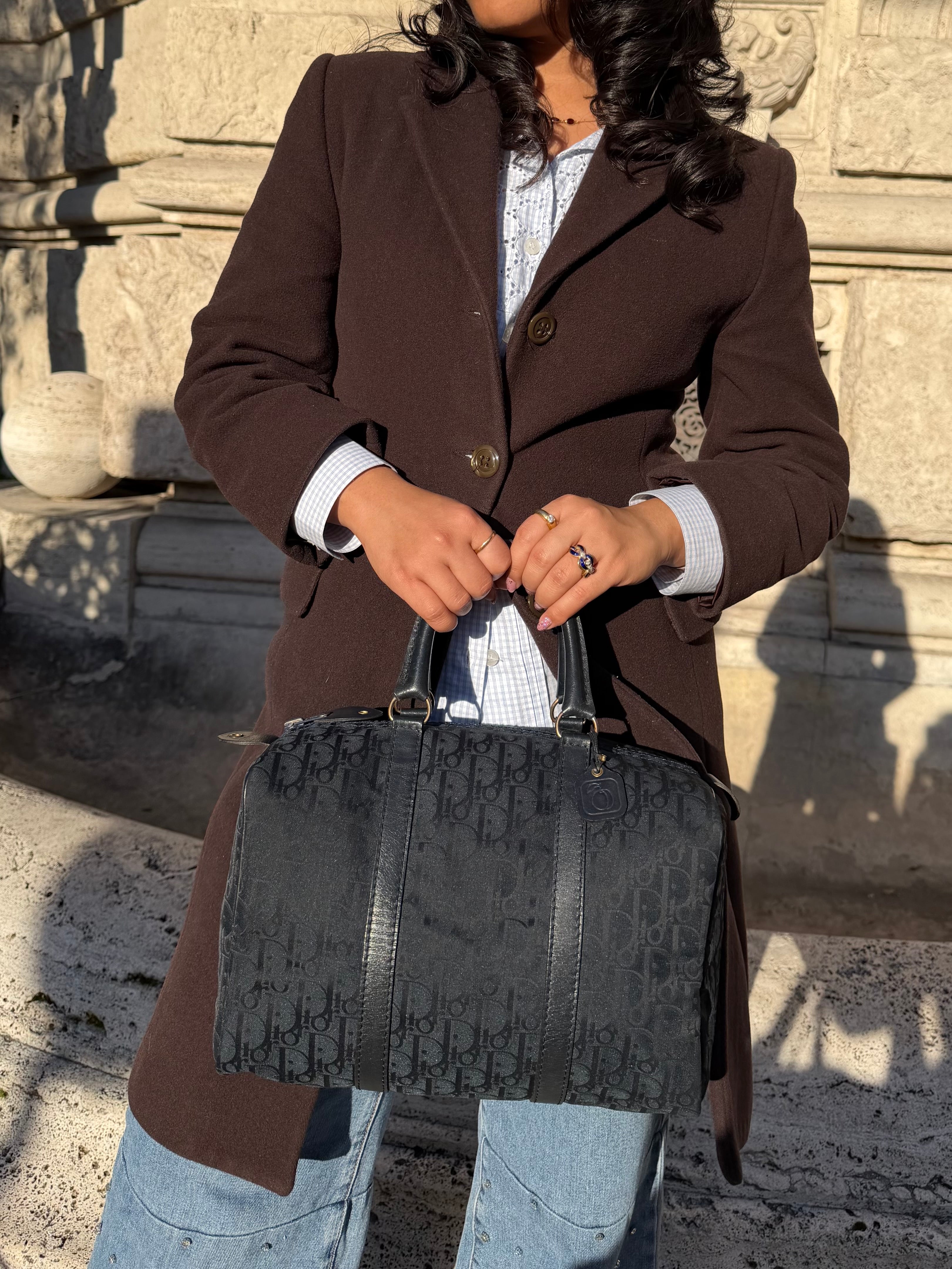 Dior Bauletto Oblique Blu Notte