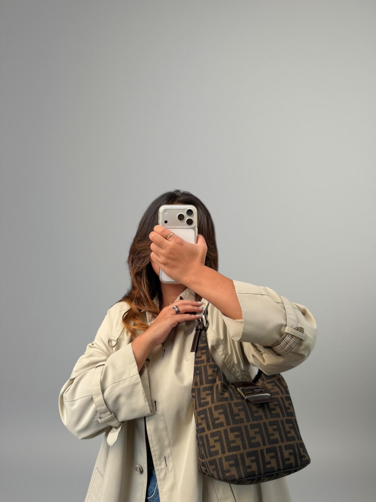 Fendi Zucca Hobo