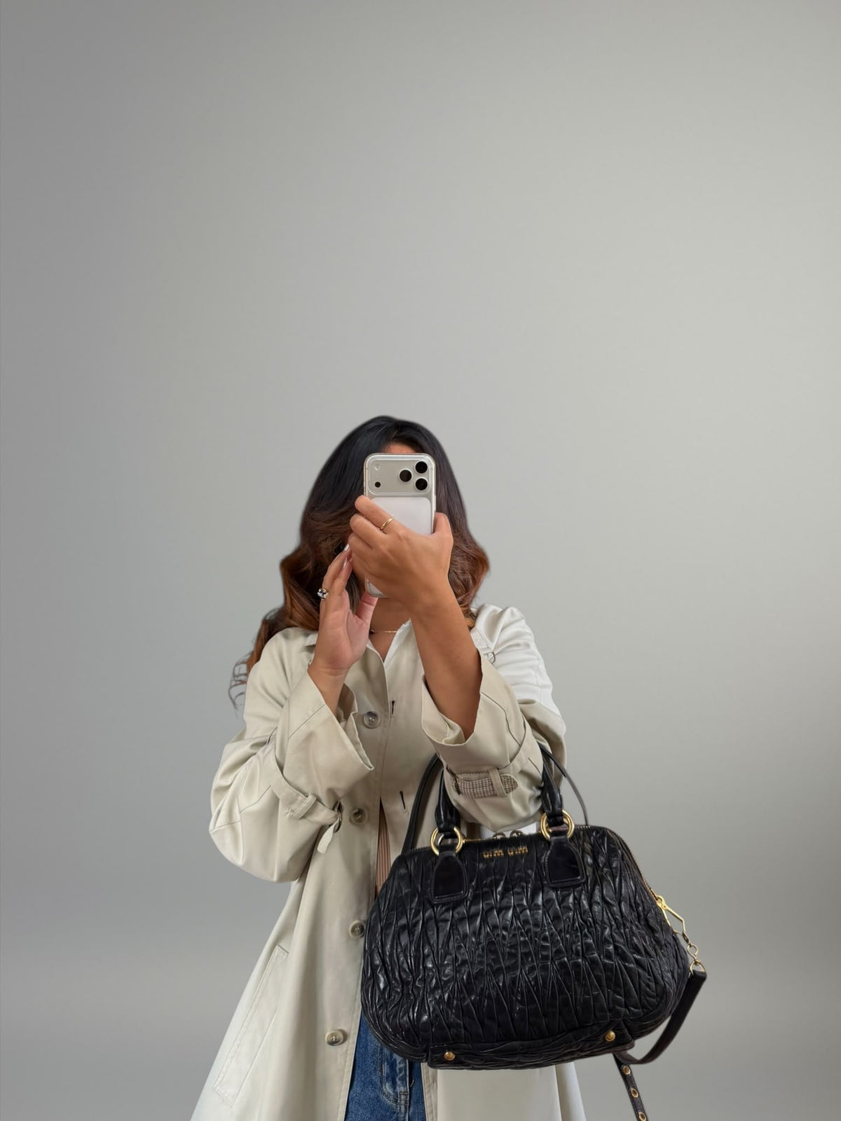 Miu Miu Matelassé Bauletto