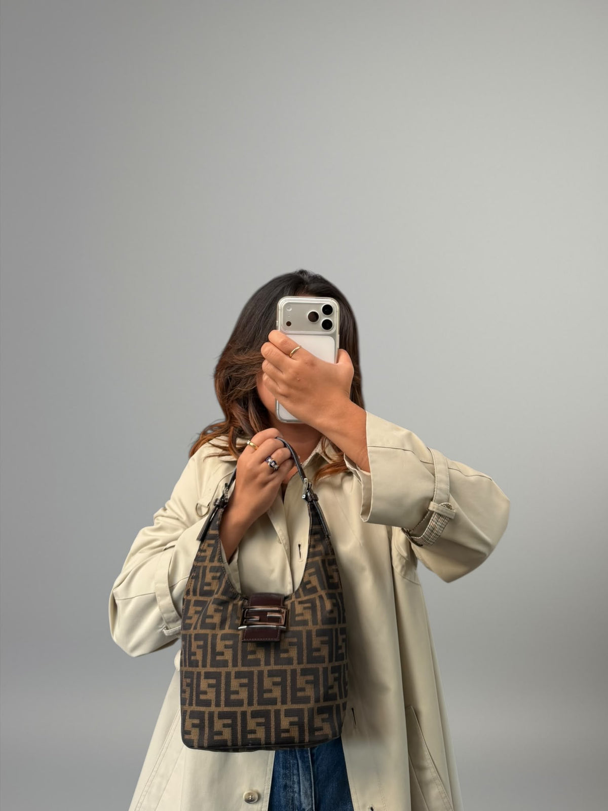 Fendi Zucca Hobo