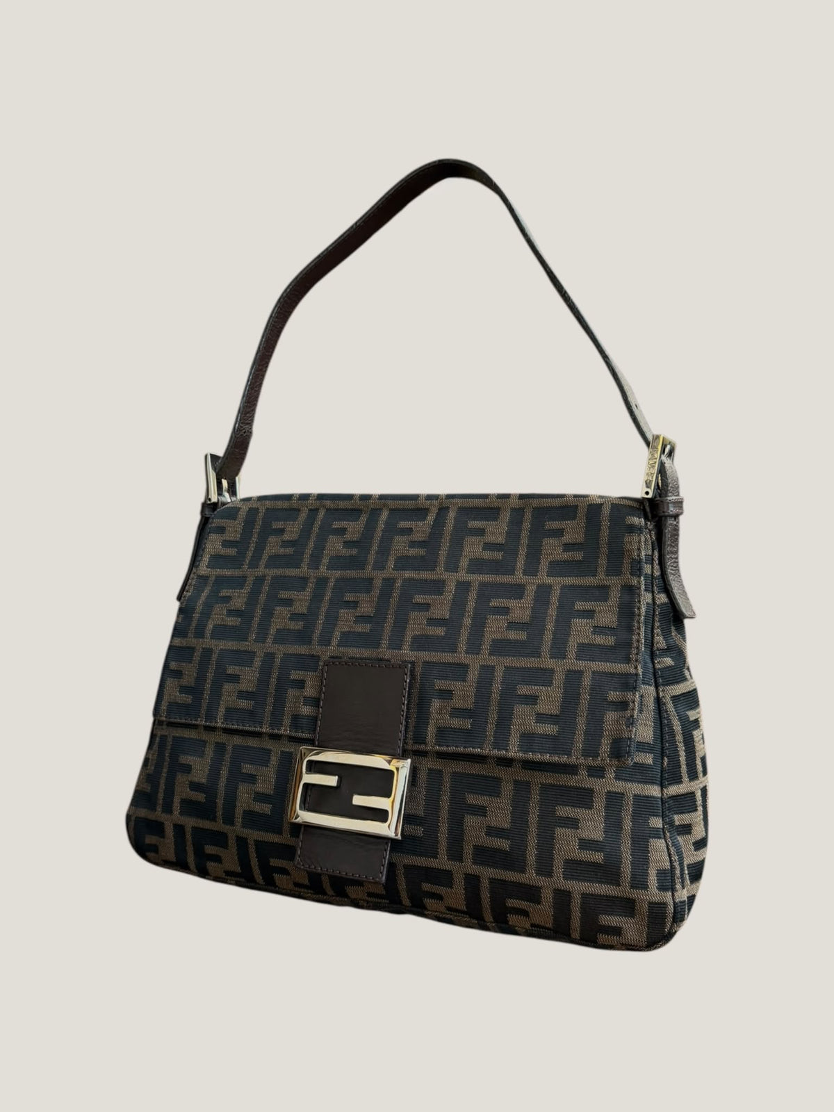 Fendi Mamma Baguette Zucca