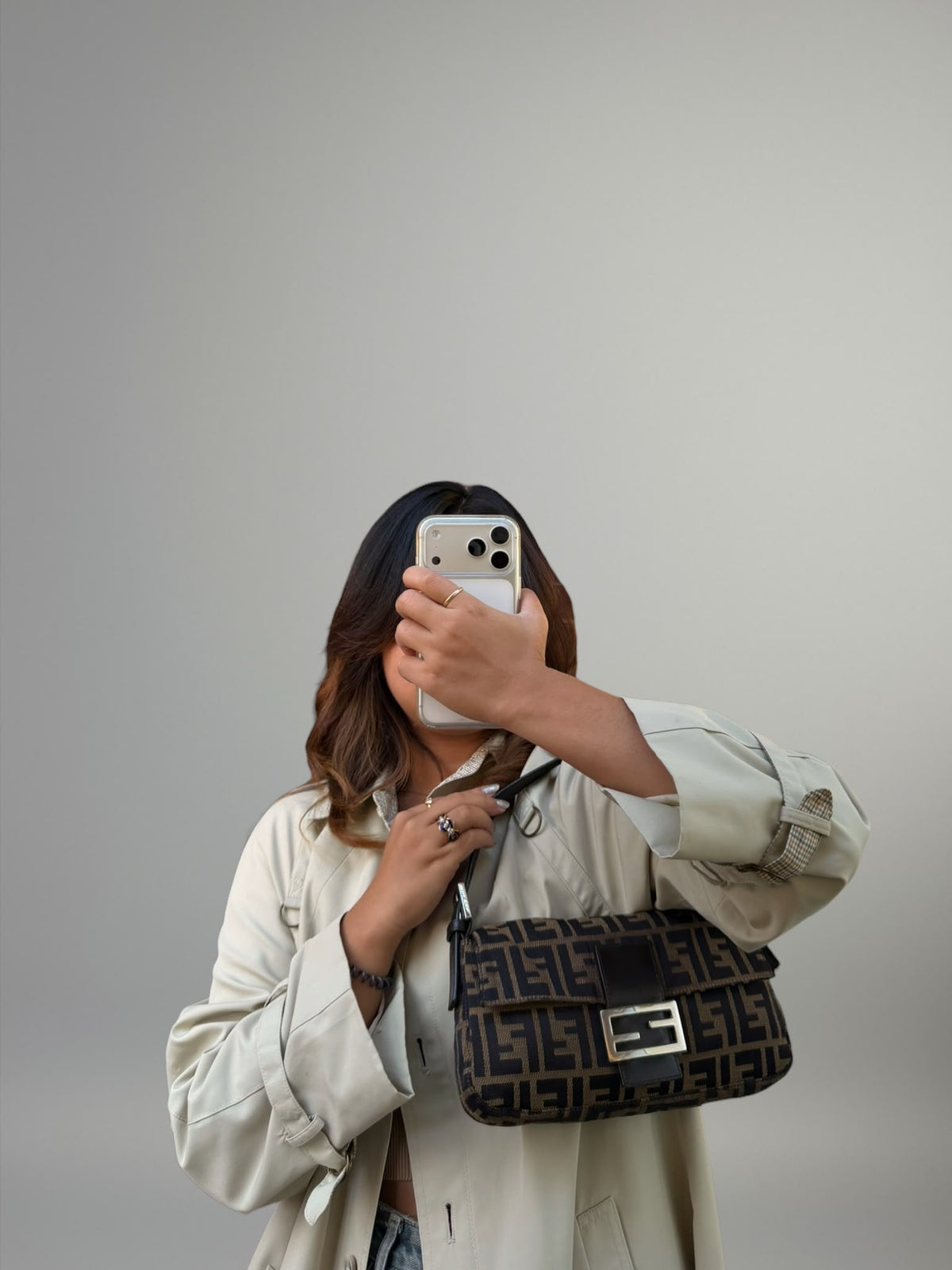 Fendi Baguette Zucca