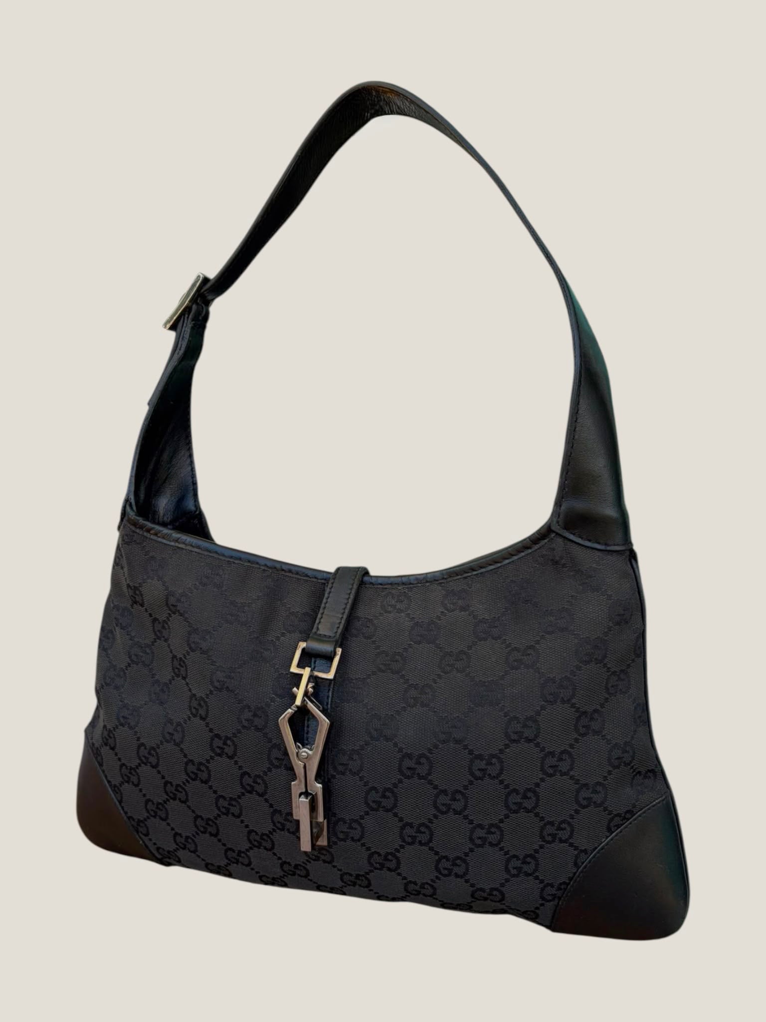 Gucci Jackie GG Canvas Nero