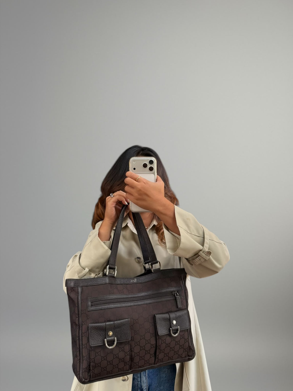 Gucci Abbey D-Ring Tote Bag
