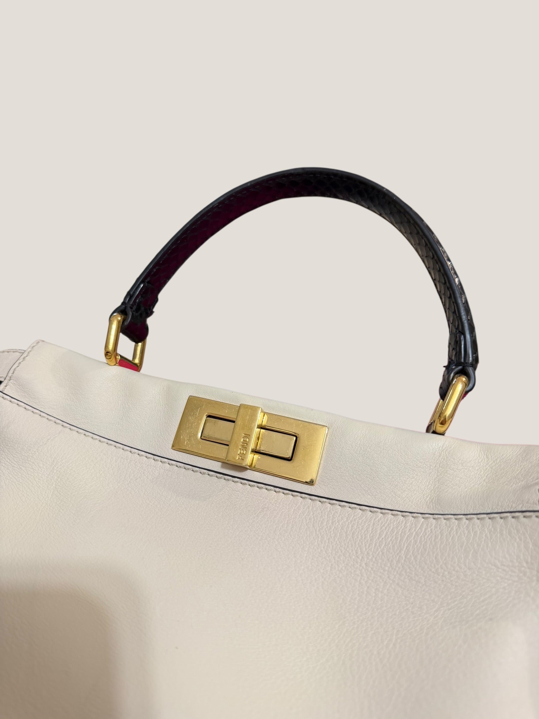Fendi Peekaboo ISeeU Python Handle