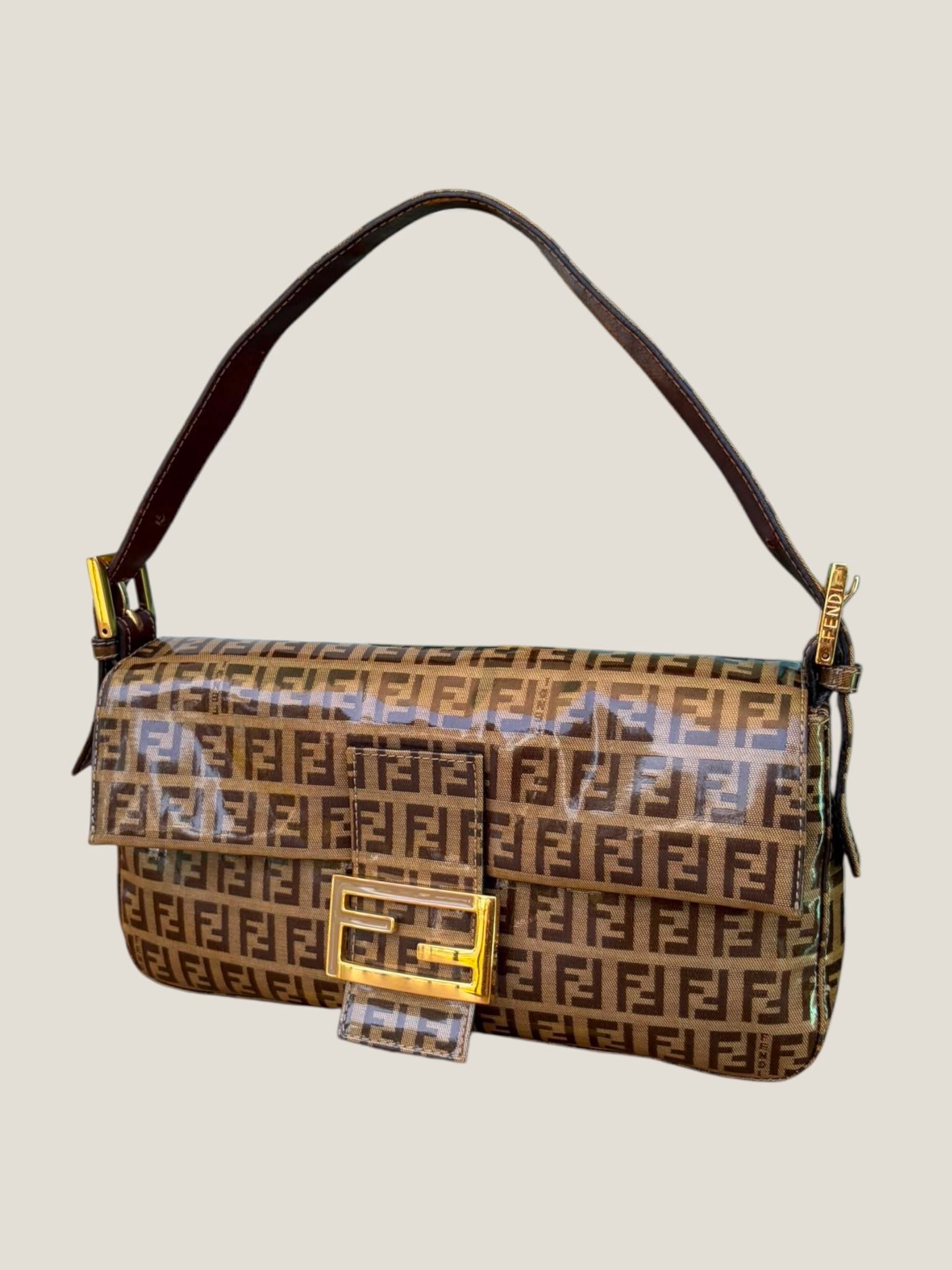 Fendi Baguette Zucchino Crystal