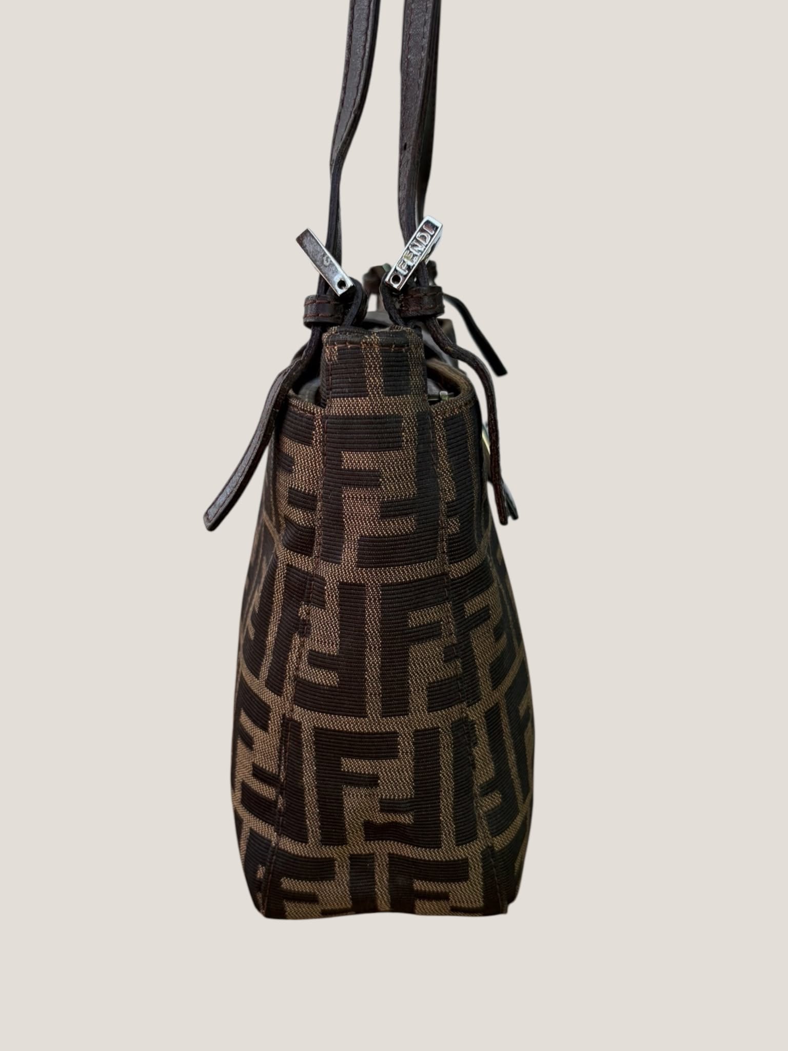 Fendi Baguette Zucca Tote