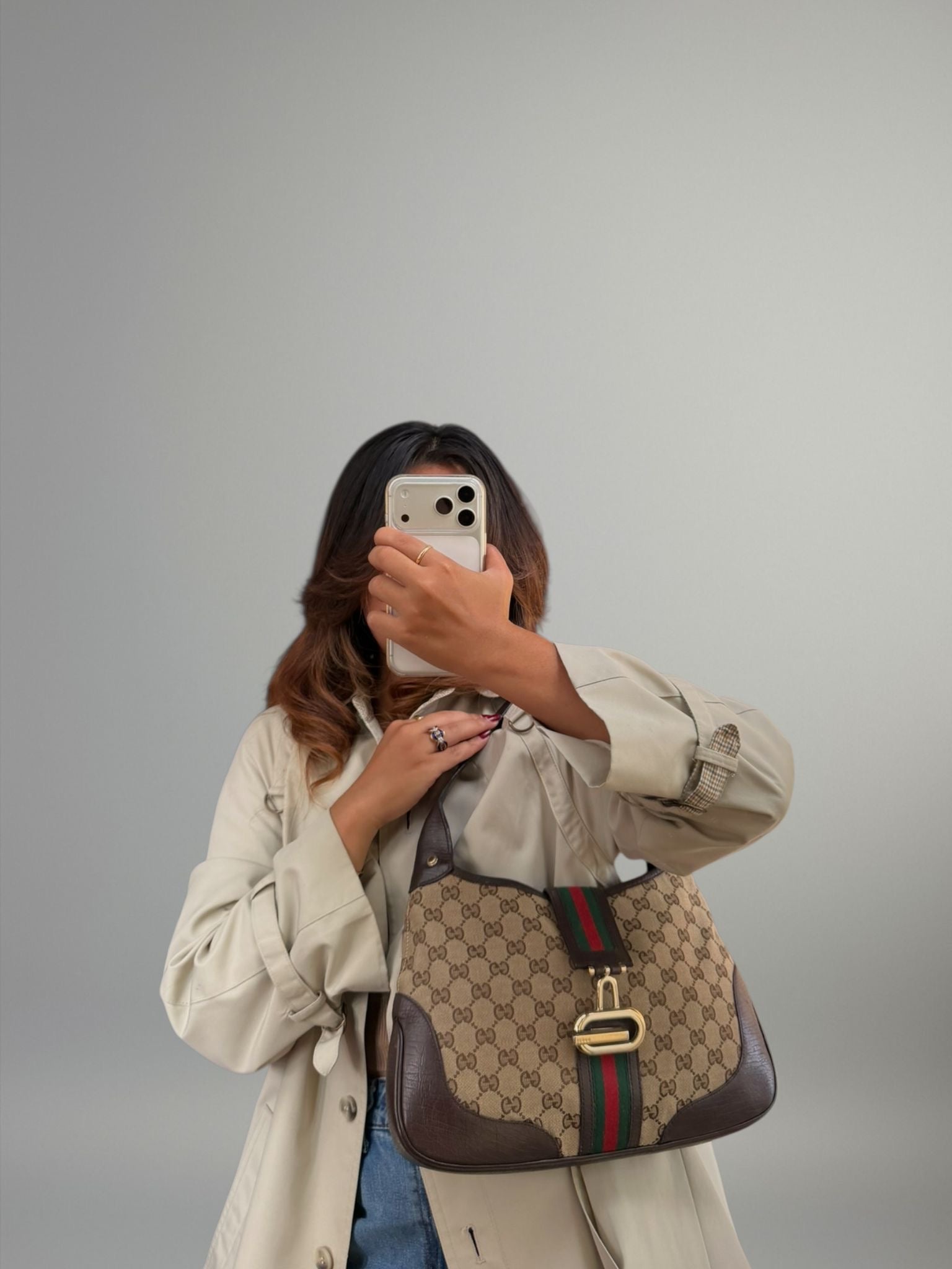 Gucci Jackie Web GG Canvas