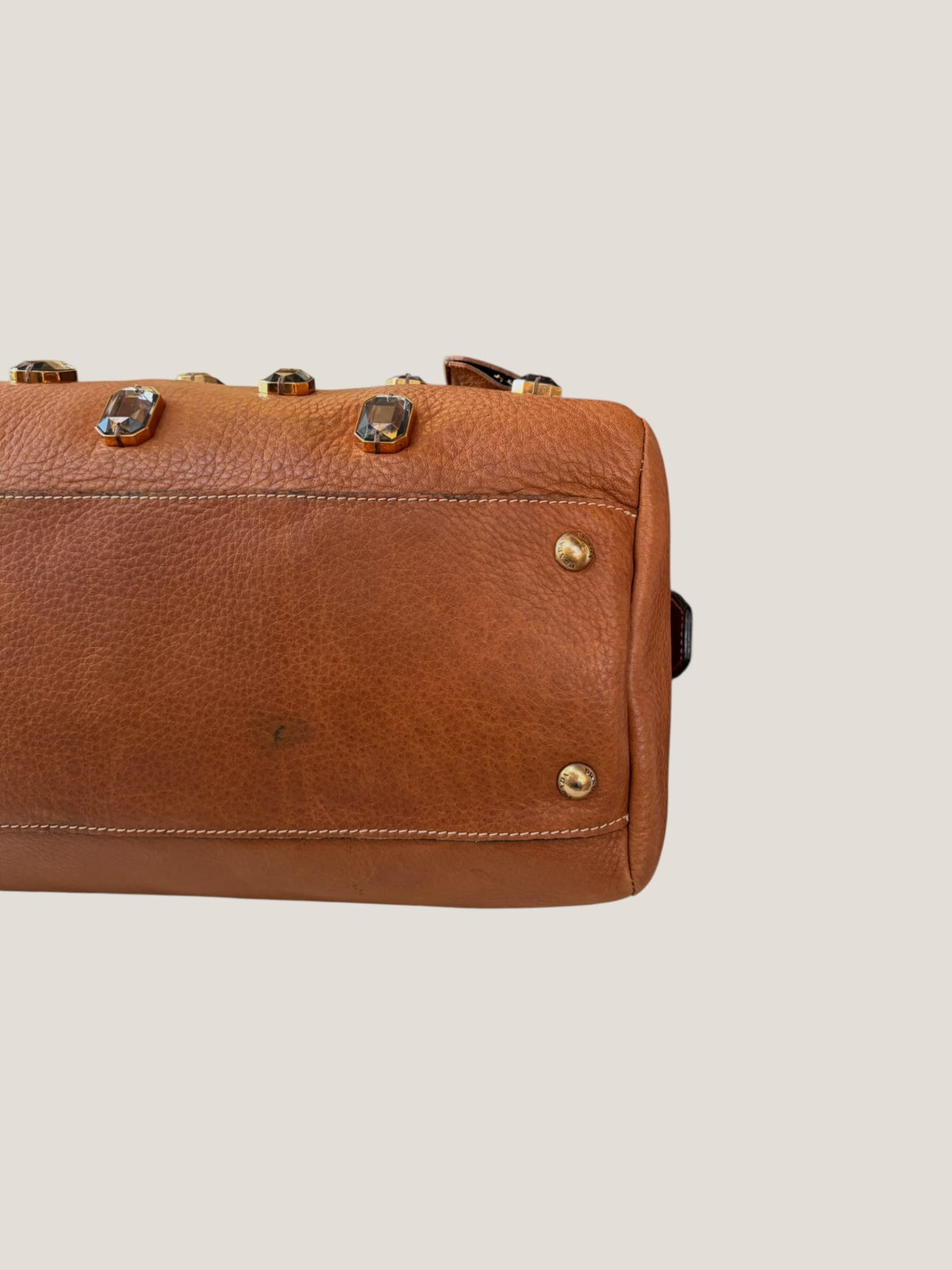 Prada Cervo Bauletto con Cristalli