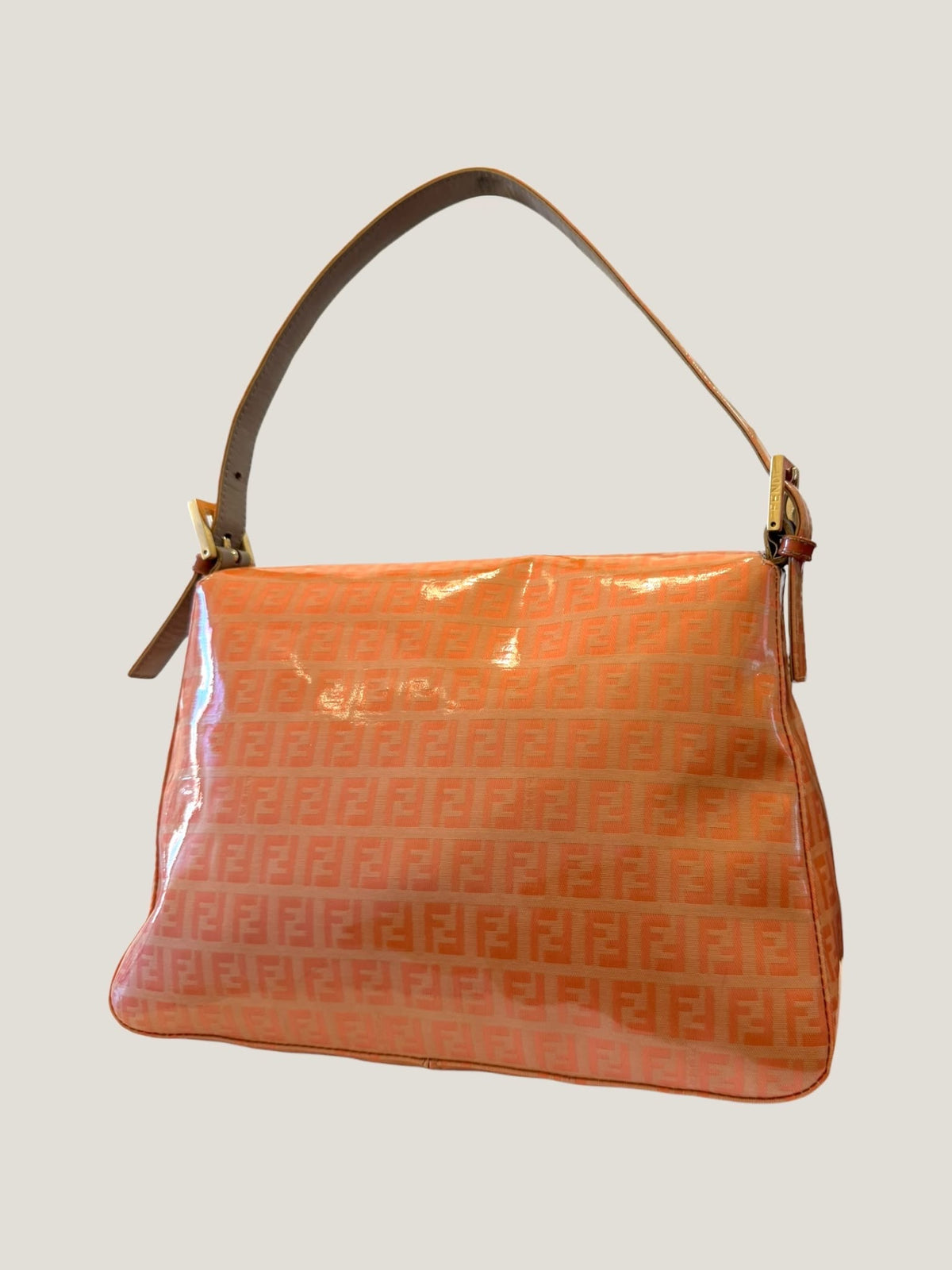 Fendi Mamma Baguette Zucchino Crystal
