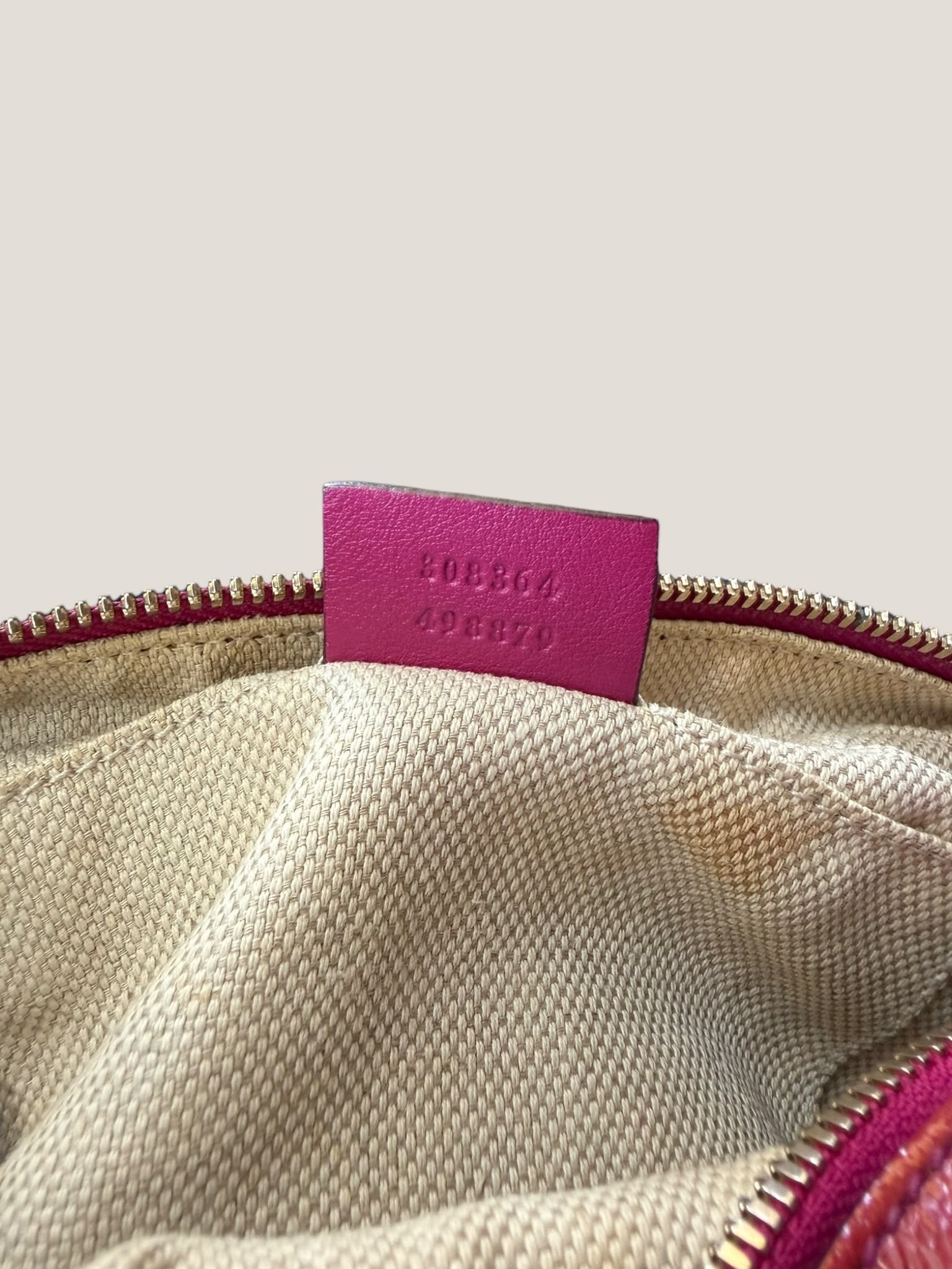 Gucci Soho Disco Vernice Rosso Fucsia