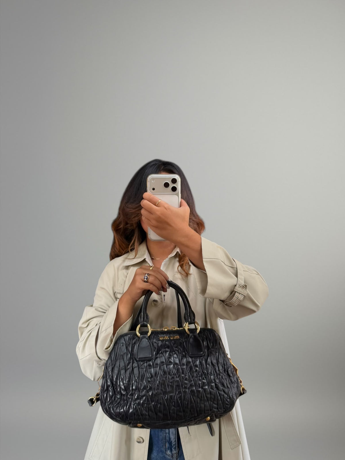 Miu Miu Matelassé Bauletto