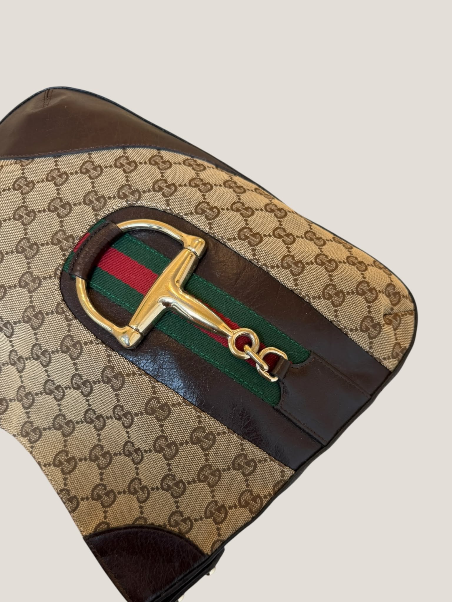 Gucci Horsebit Web Hobo
