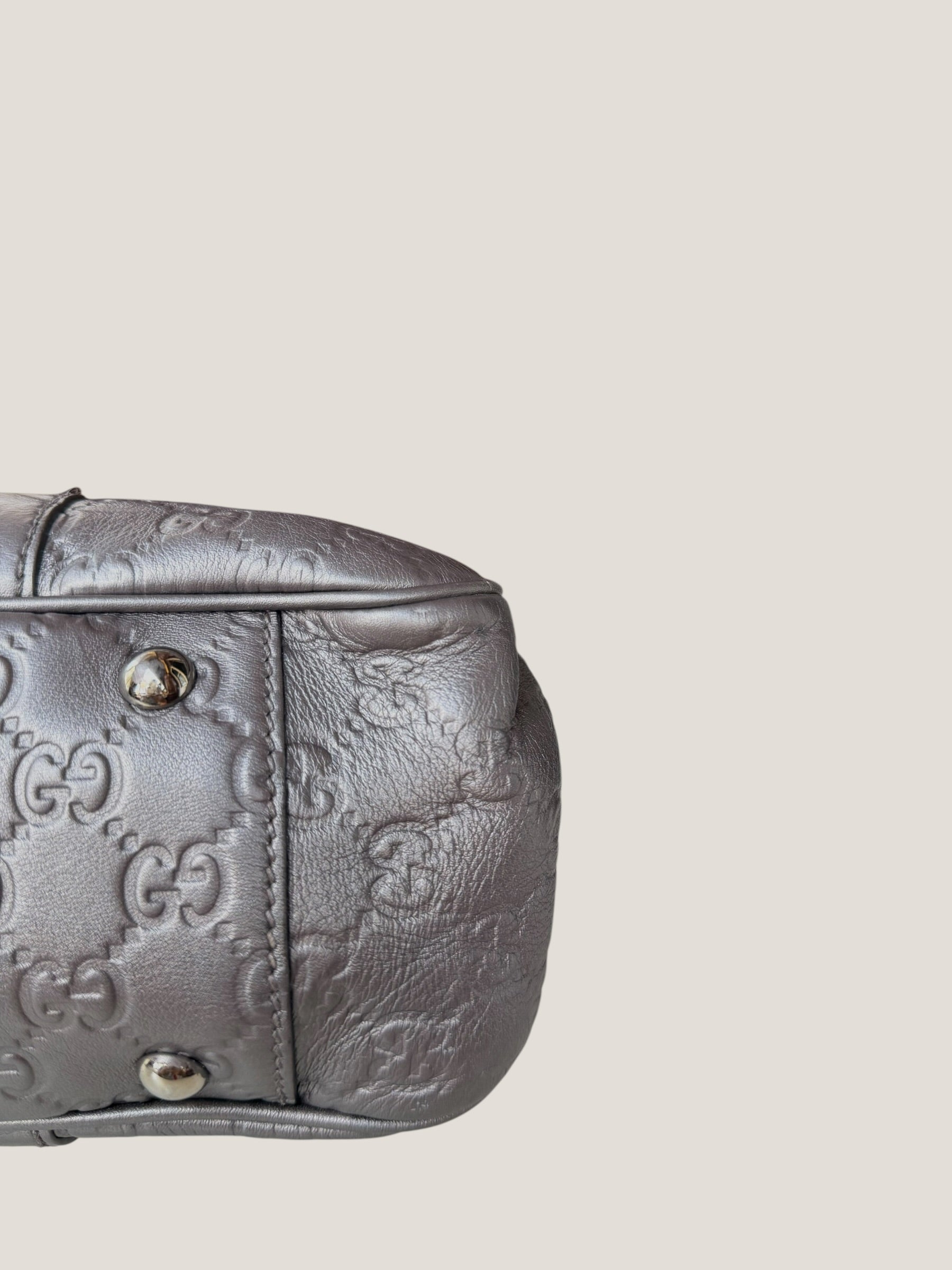 Gucci Metallic GG Twins Tote