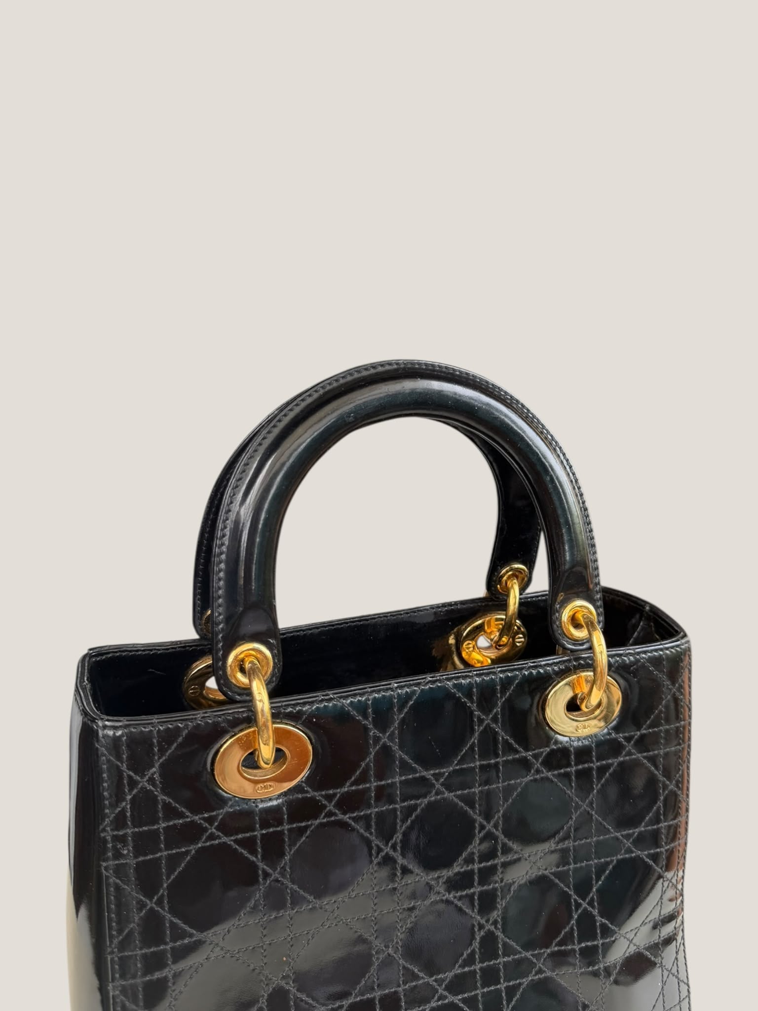 Lady Dior Vernice Nera