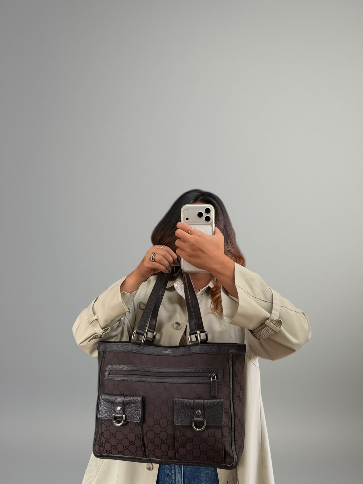 Gucci Abbey D-Ring Tote Bag