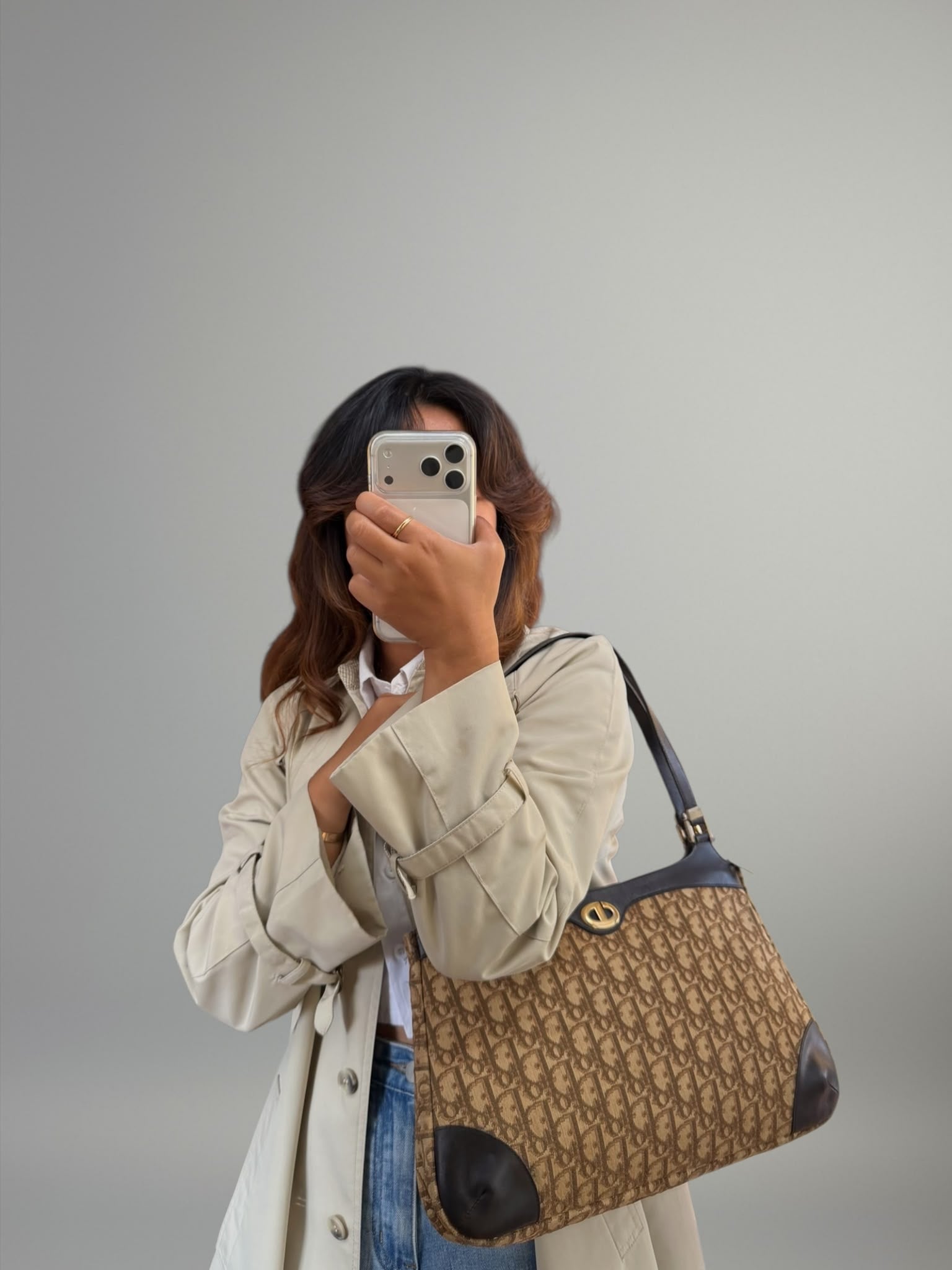 Dior Vintage Oblique Tote