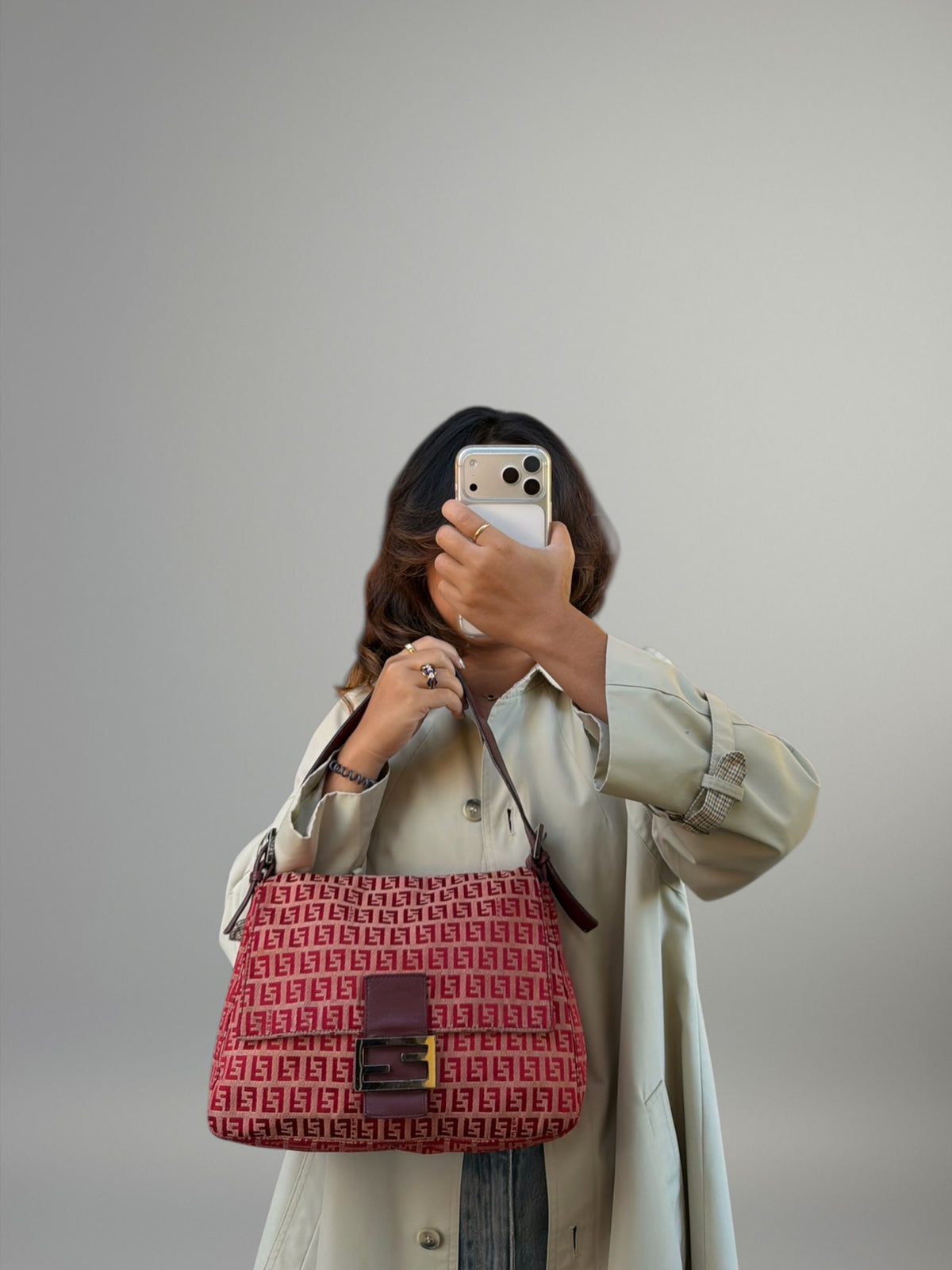 Fendi Mamma Baguette Zucchino